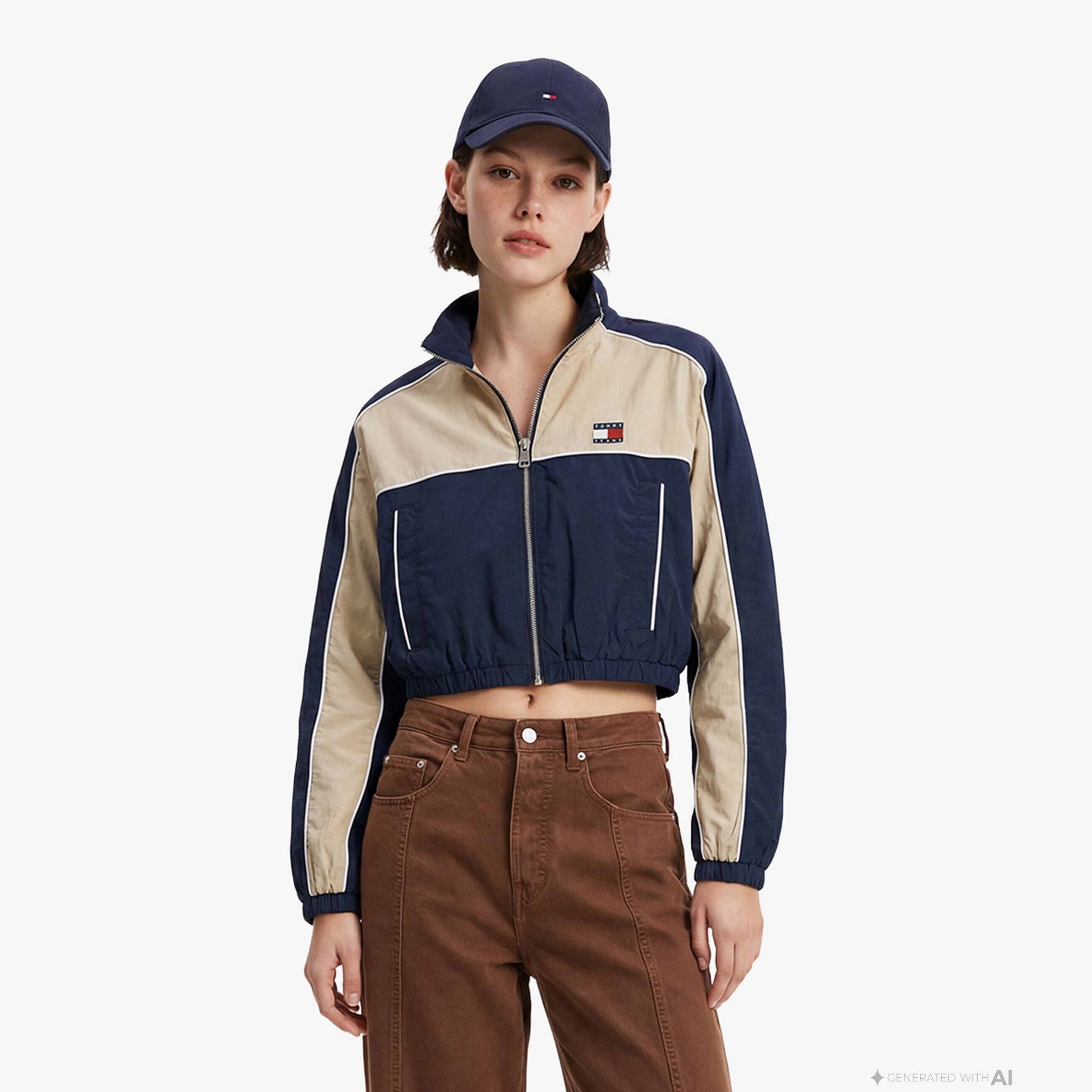 Tommy Hilfiger Badge Kadın Lacivert Ceket