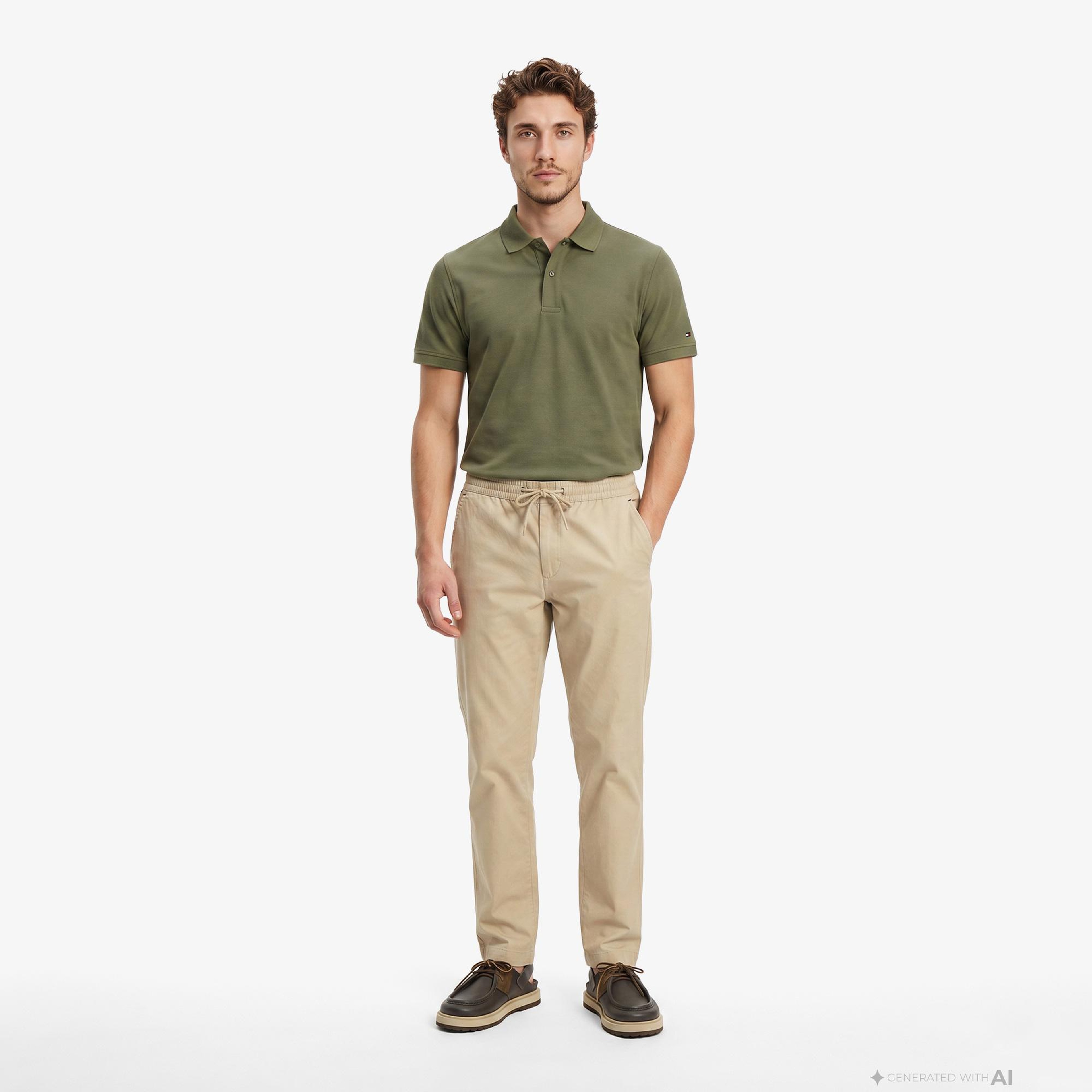 Tommy Hilfiger Seasonal Quality Erkek Haki Pantolon