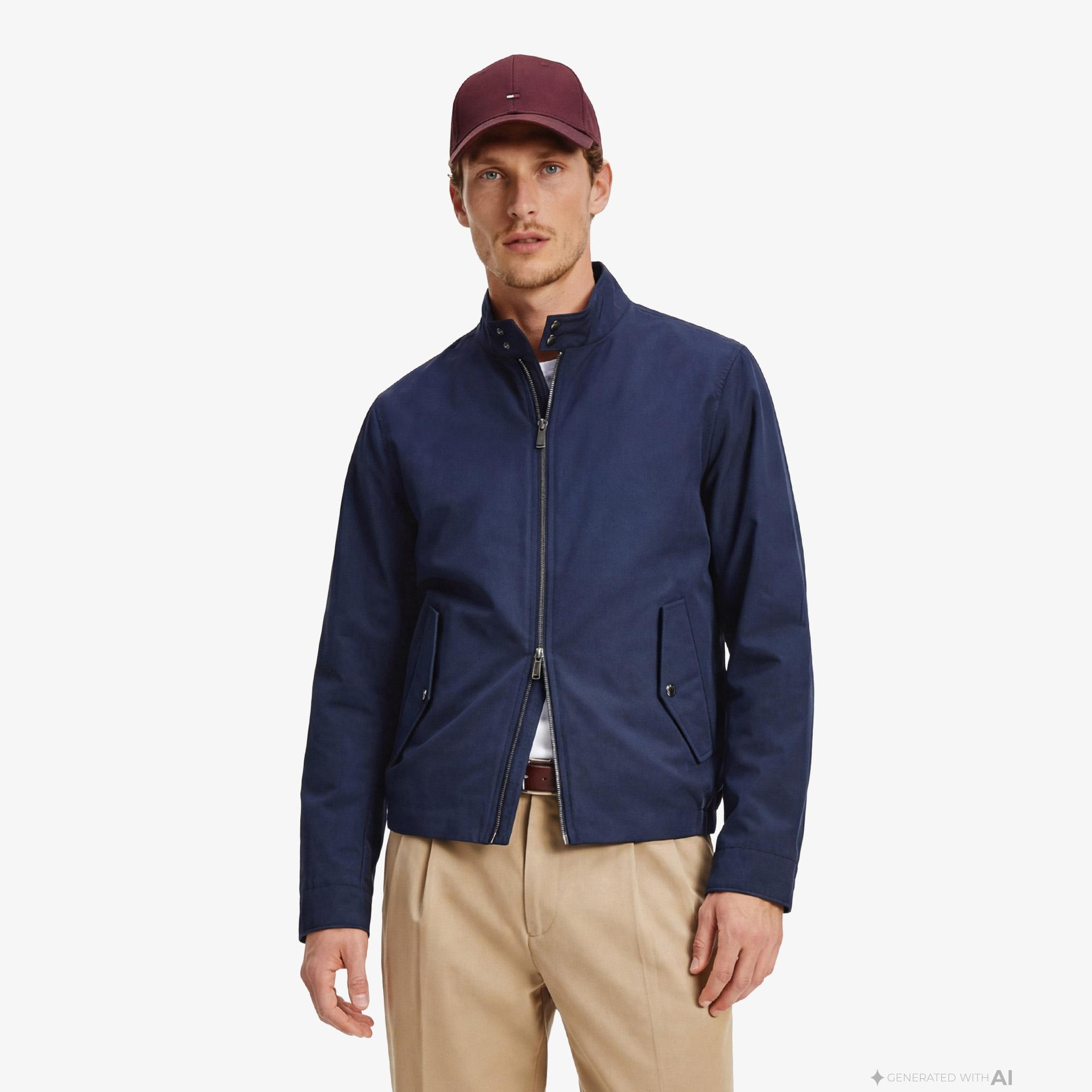 Tommy Hilfiger Dressed Casual Erkek Lacivert Ceket