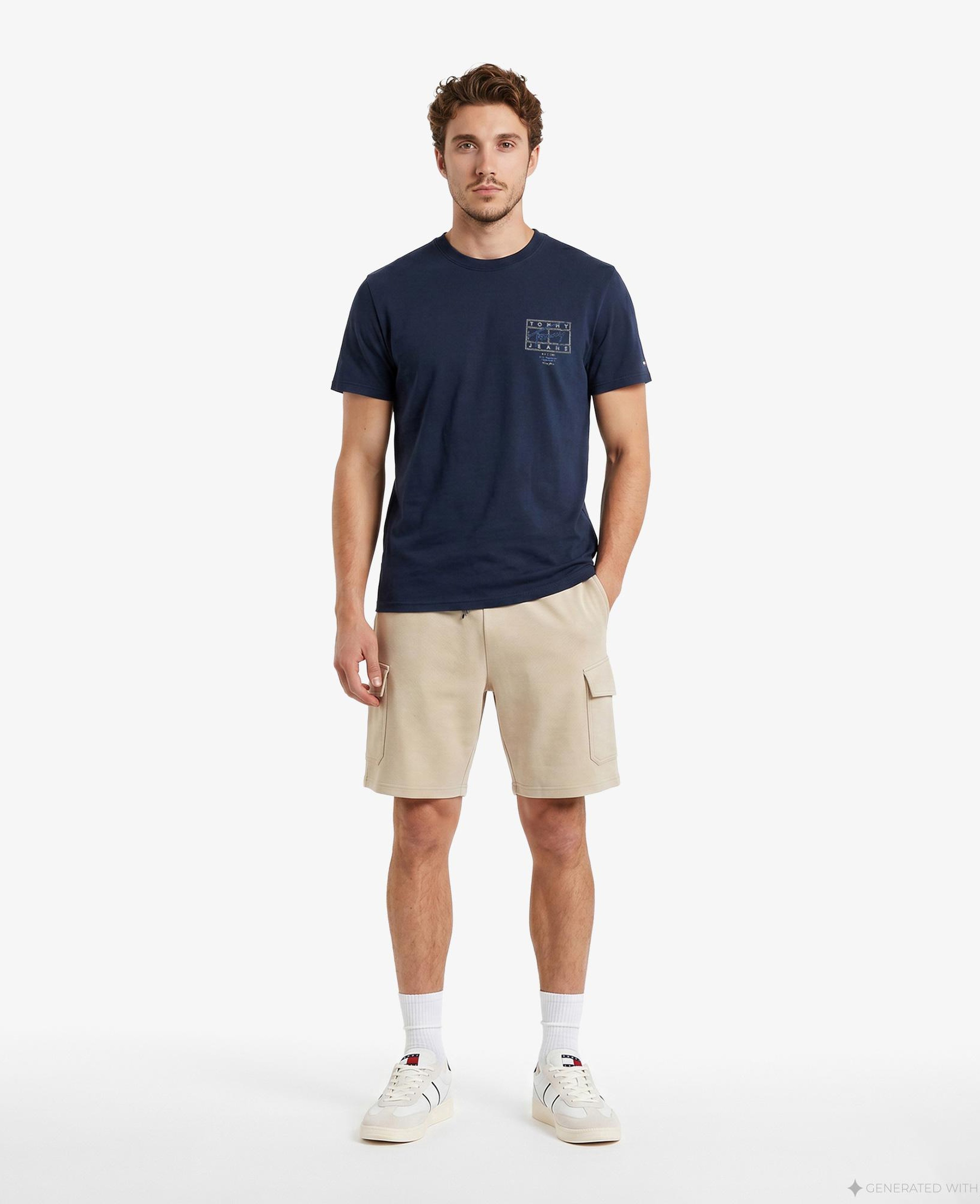 Tommy Hilfiger Mixed Media Erkek Haki Eşofman Altı