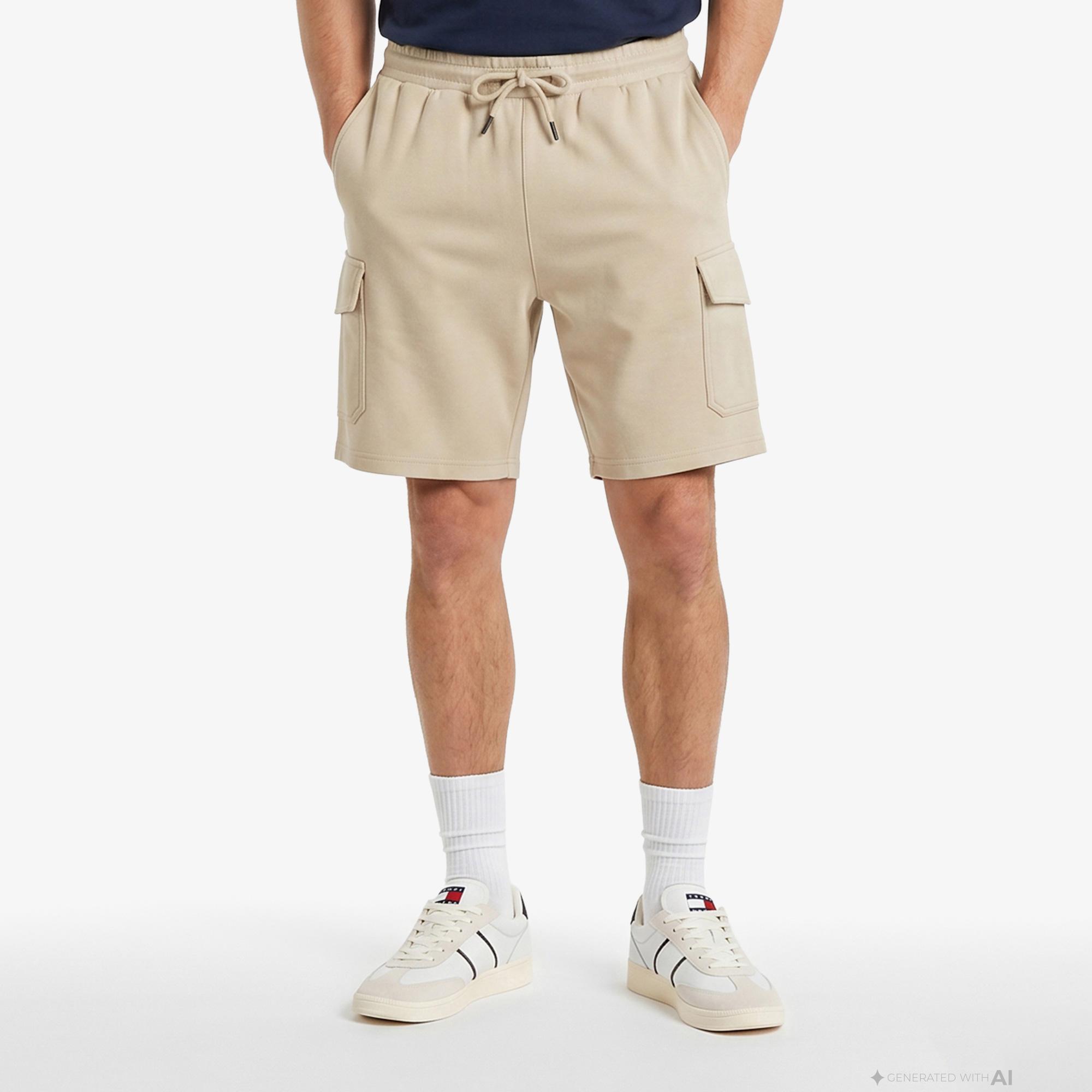 Tommy Hilfiger Mixed Media Erkek Haki Eşofman Altı