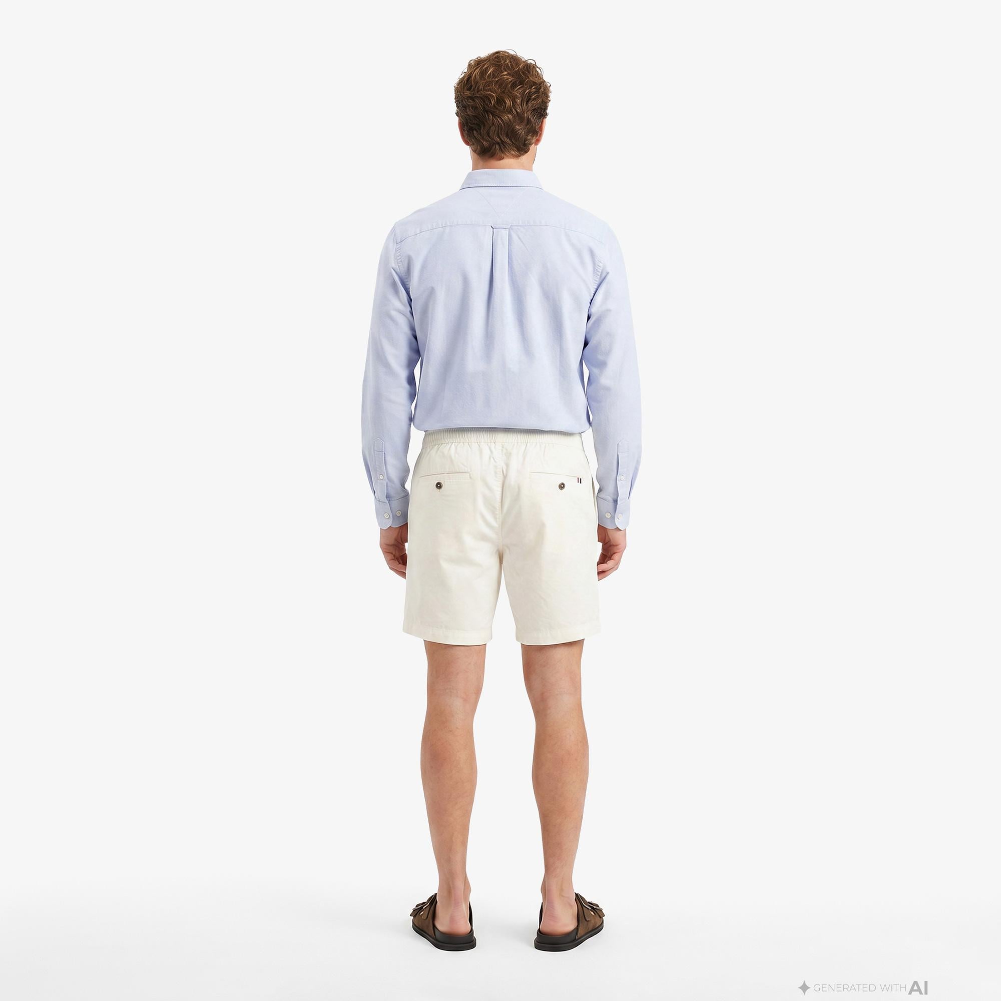 Tommy Hilfiger Seasonal Quality Erkek Krem Rengi Şort