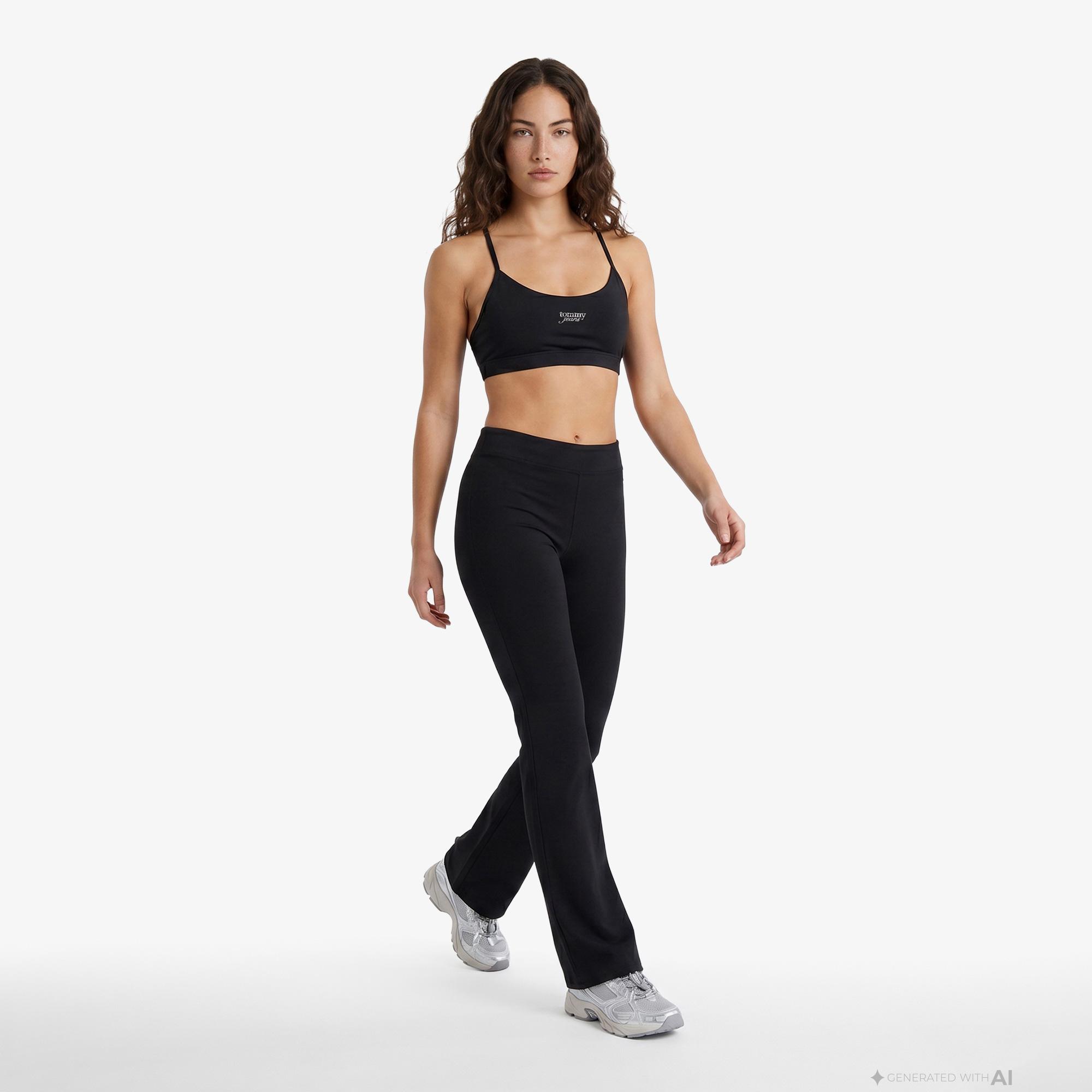 Tommy Hilfiger Body Essentials Kadın Siyah T-Shirt