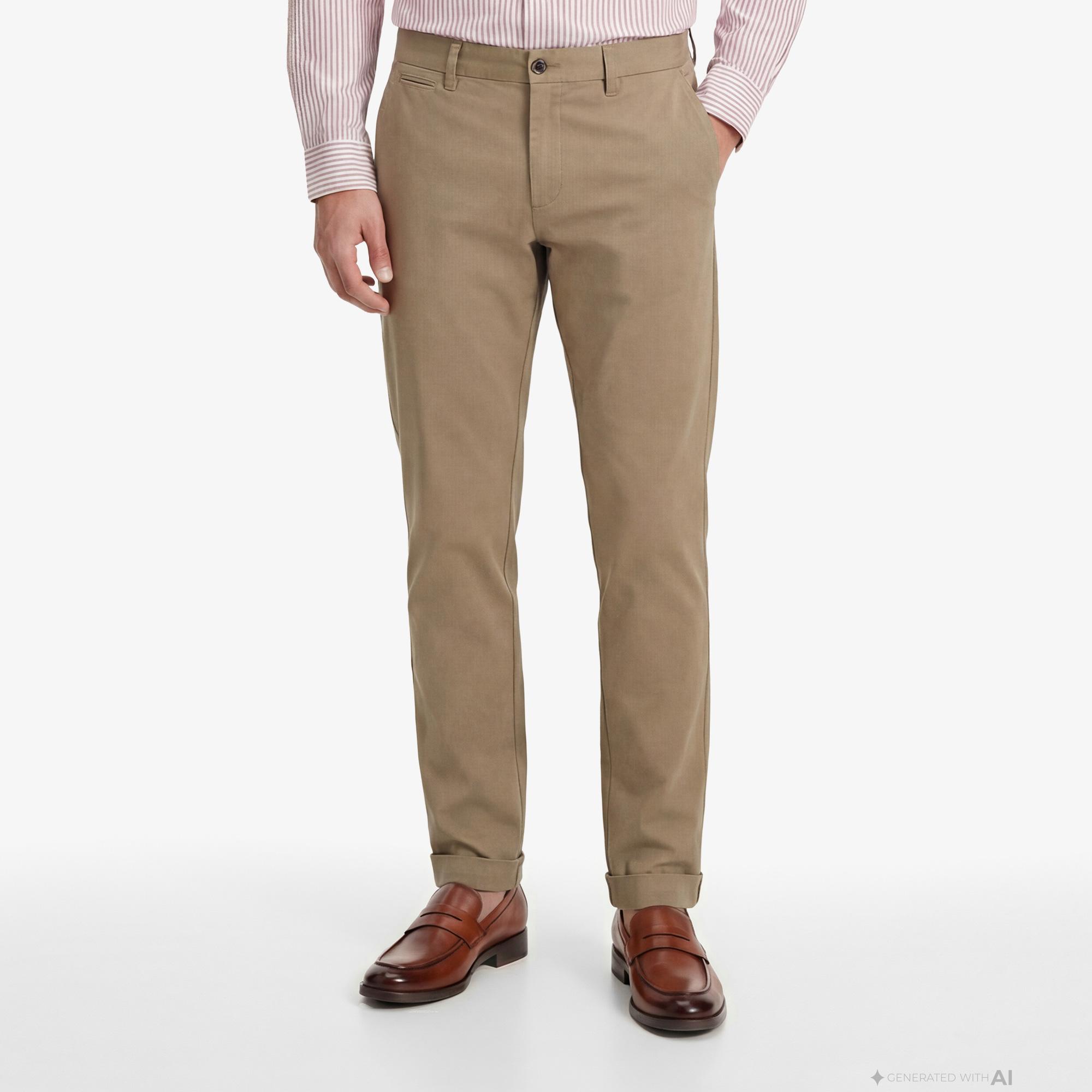 Tommy Hilfiger Performance Erkek Bej Pantolon