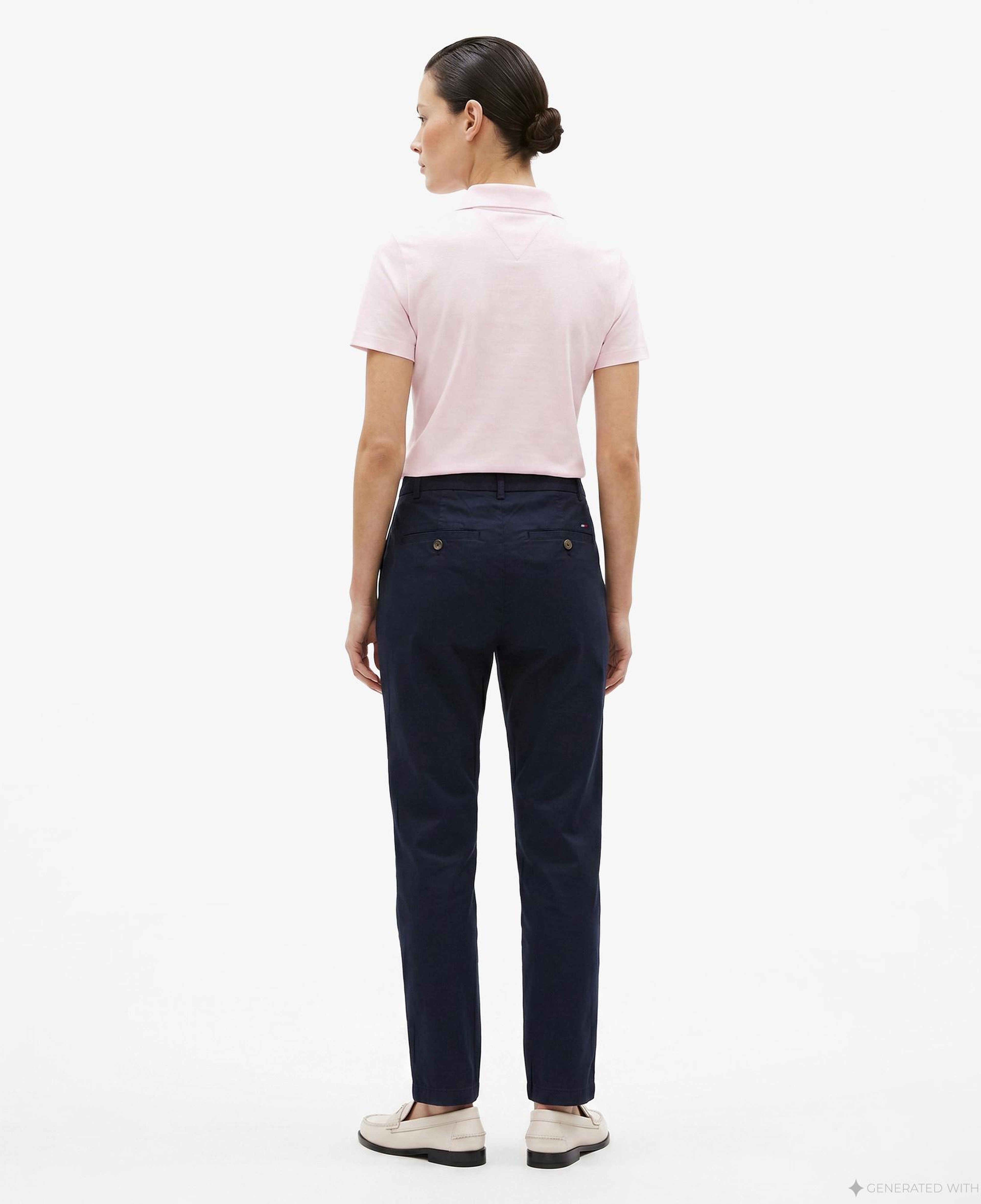 Tommy Hilfiger Cotton Gmd Kadın Lacivert Pantolon