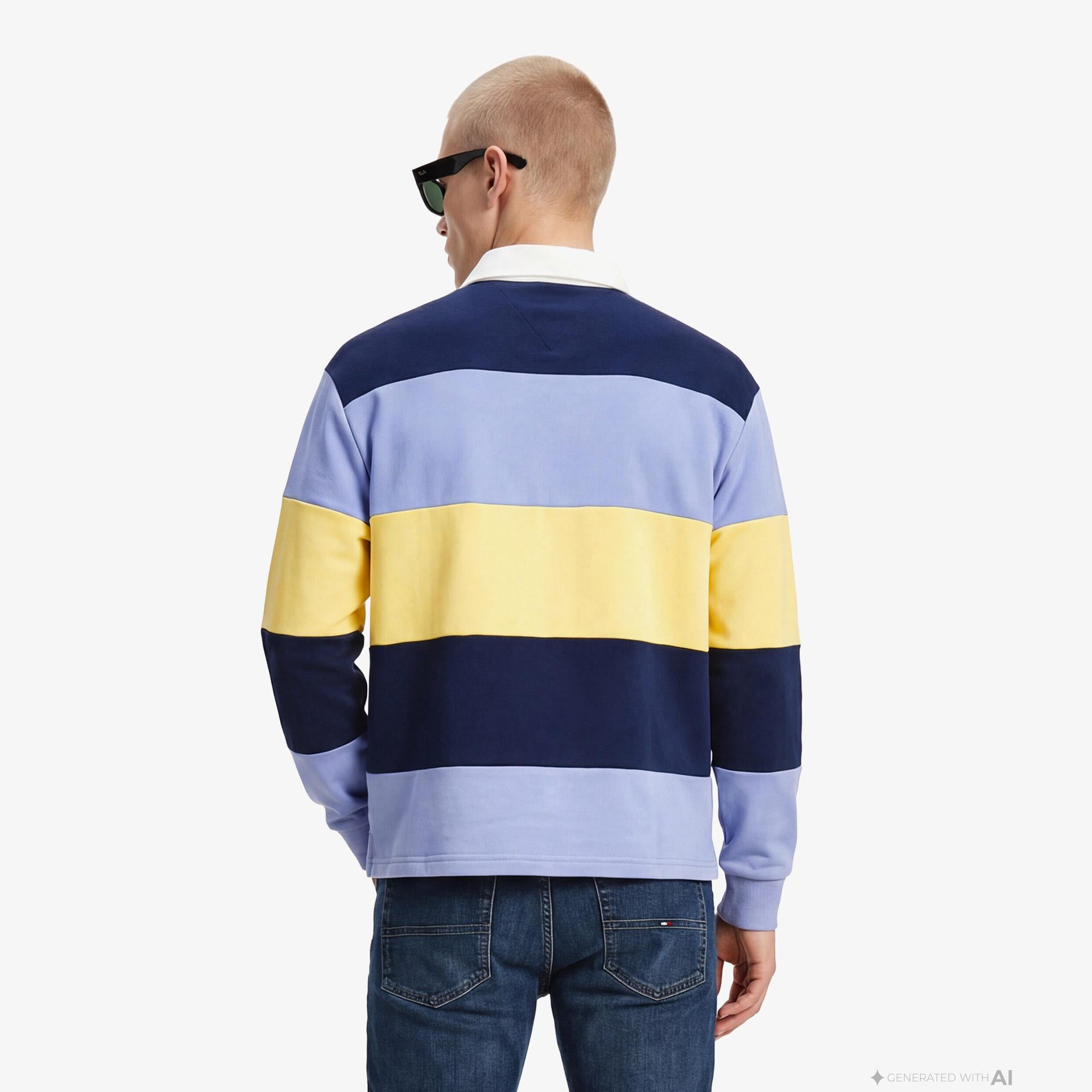 Tommy Hilfiger Badge Erkek Renkli Sweatshirt