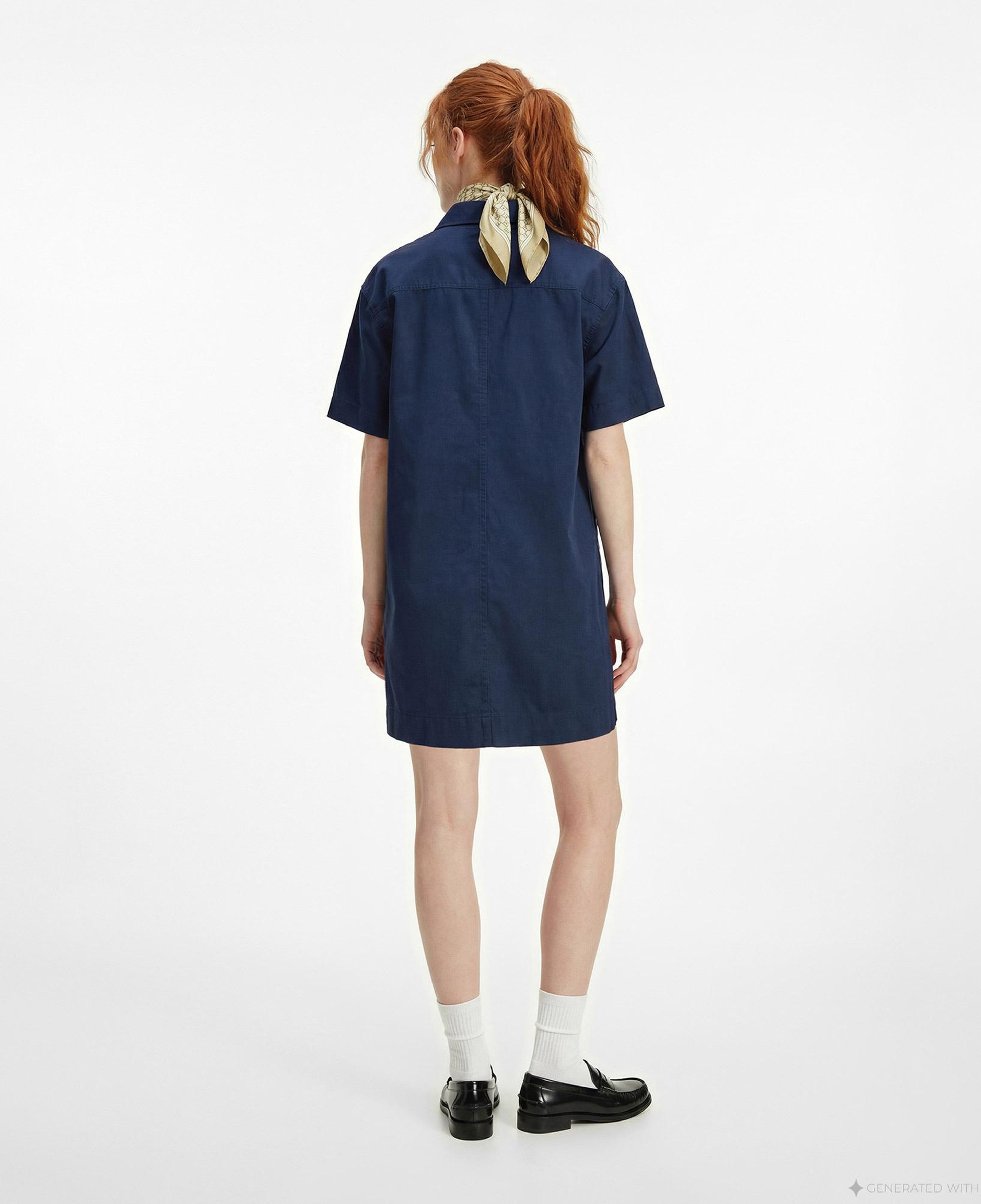 Tommy Hilfiger Modern Prep Kadın Lacivert Elbise