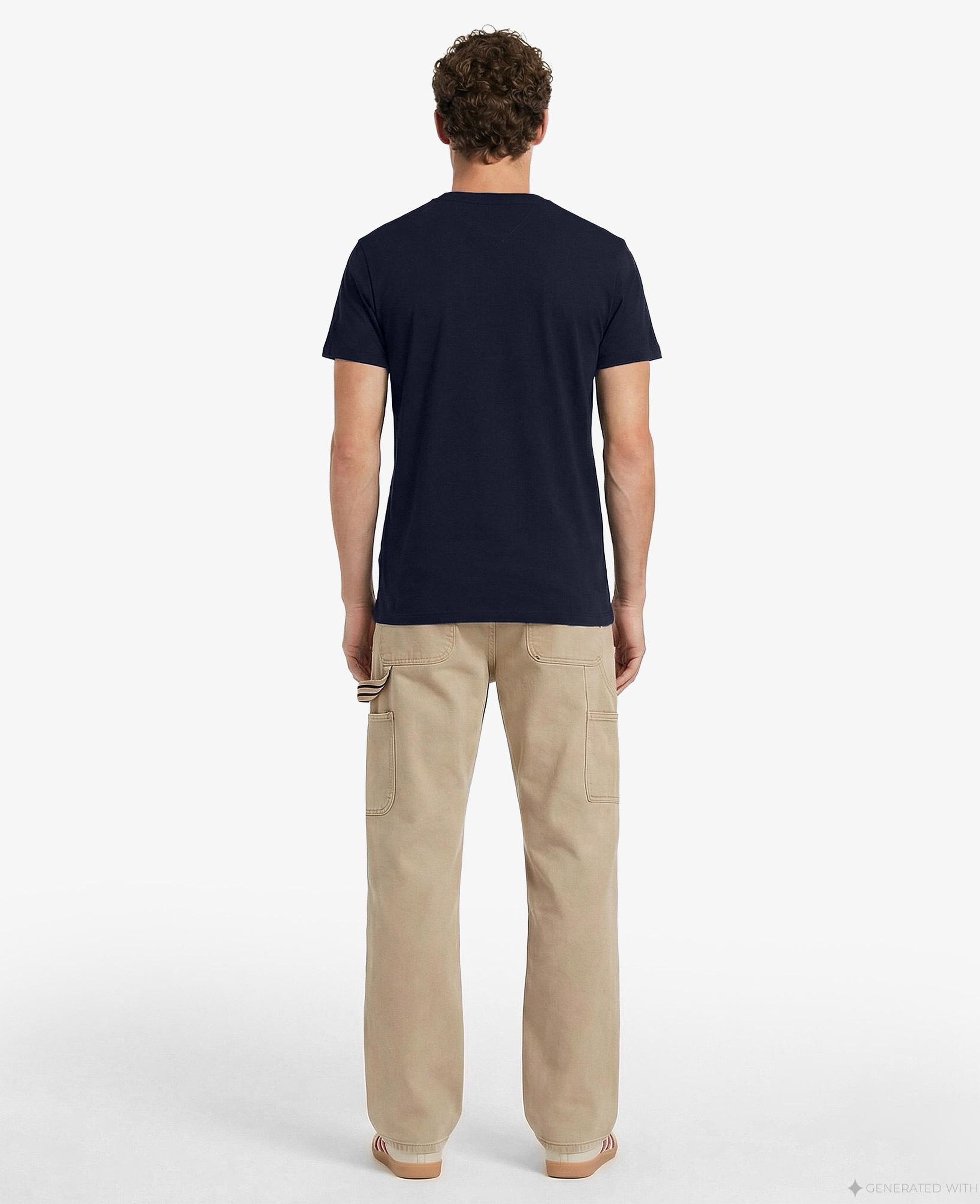 Tommy Hilfiger Signature Erkek Lacivert T-Shirt