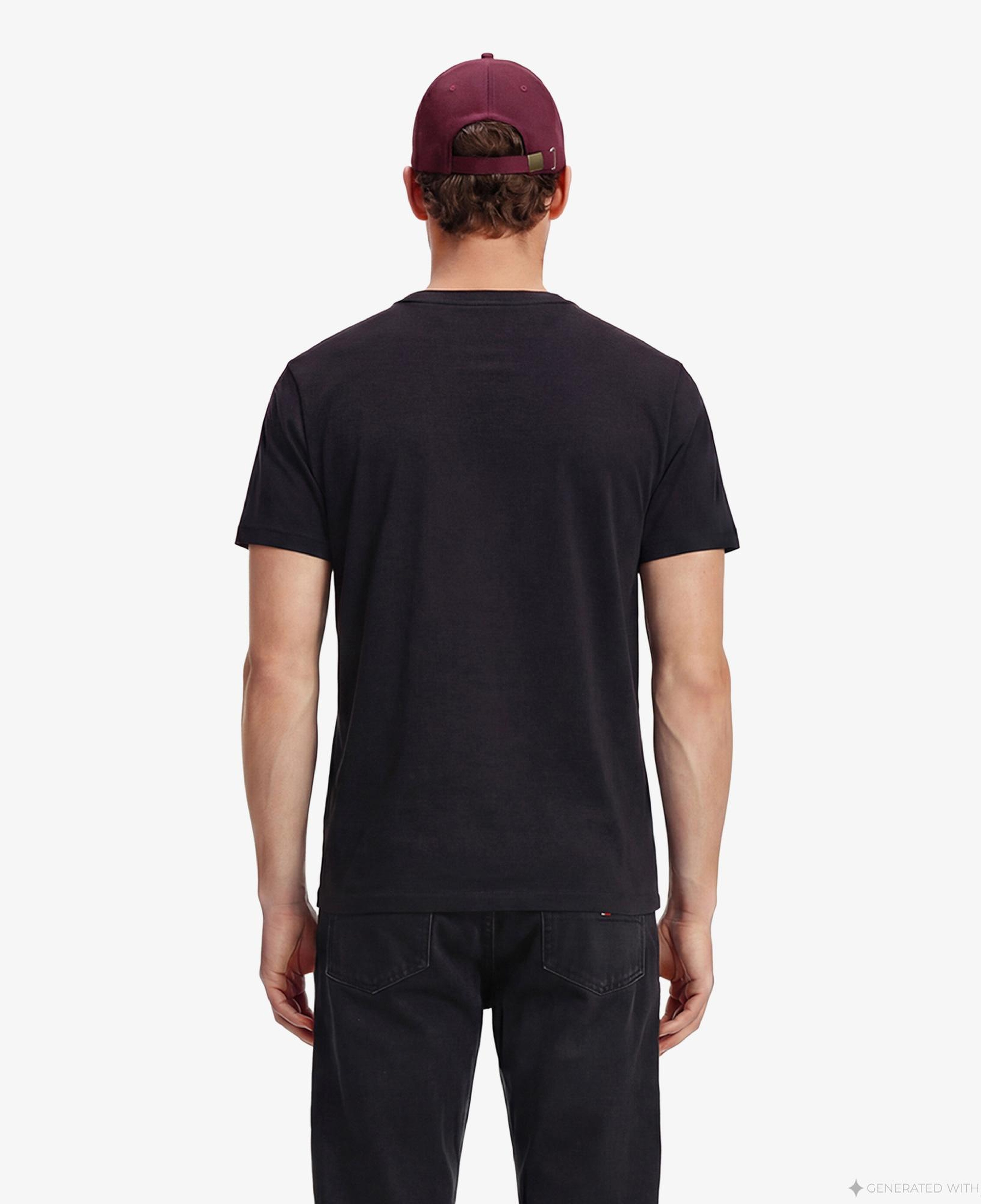 Tommy Hilfiger Moto Pack Erkek Siyah T-Shirt
