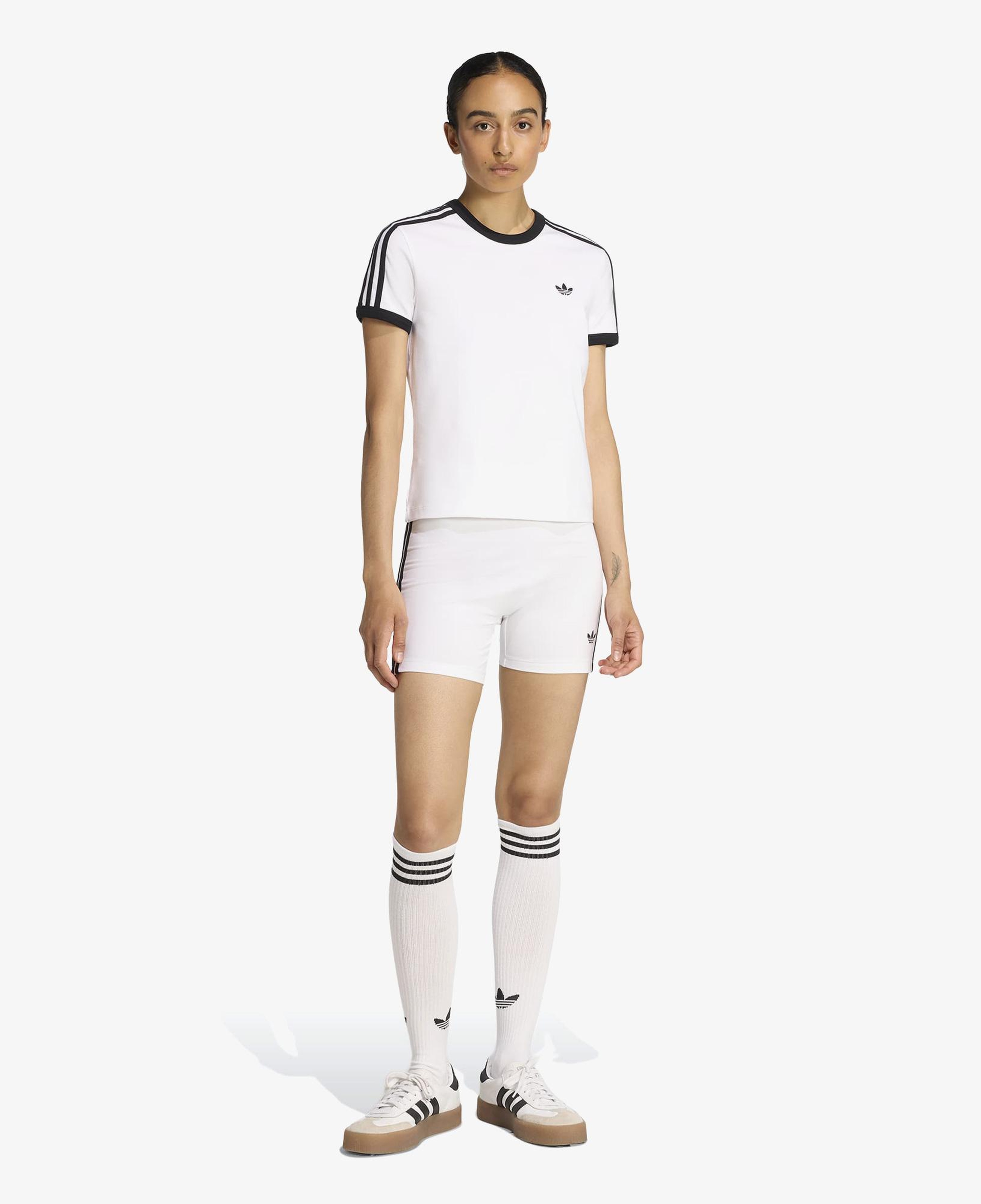 adidas 3S Slim Kadın Beyaz T-Shirt
