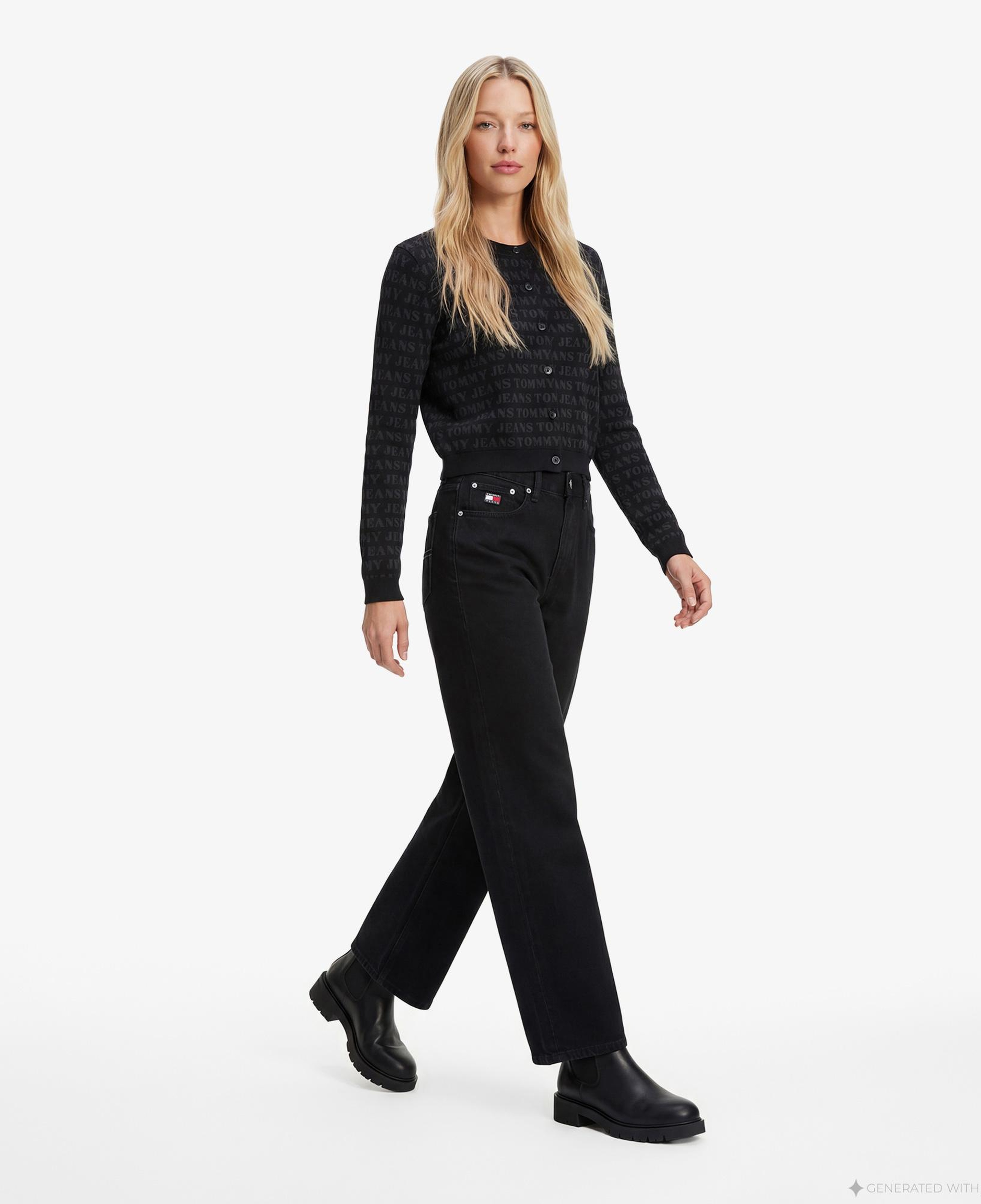 Tommy Hilfiger Dollar Kadın Siyah Triko