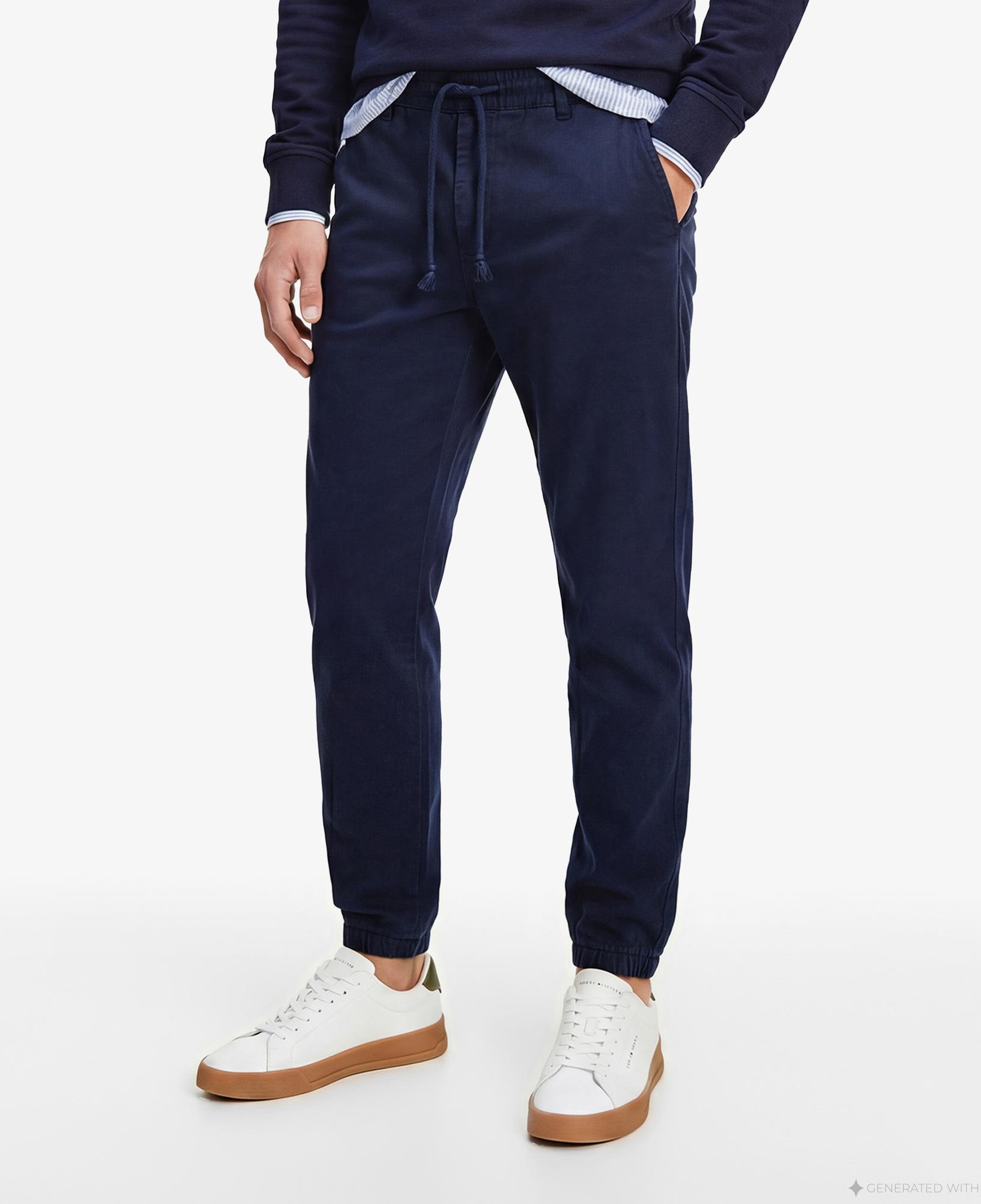 Tommy Hilfiger Scanton Erkek Lacivert Pantolon