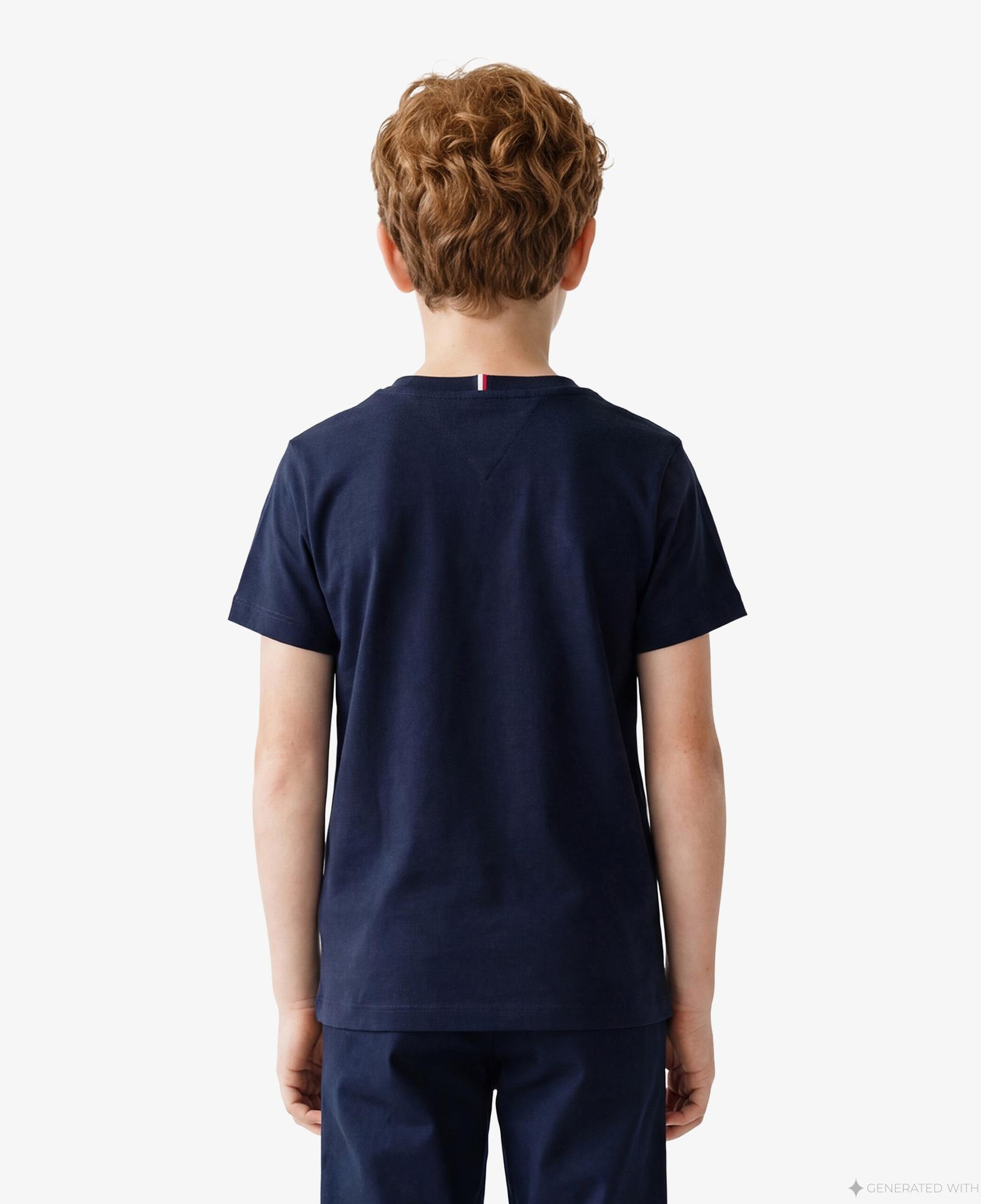 Tommy Hilfiger Graphic Çocuk Lacivert T-Shirt