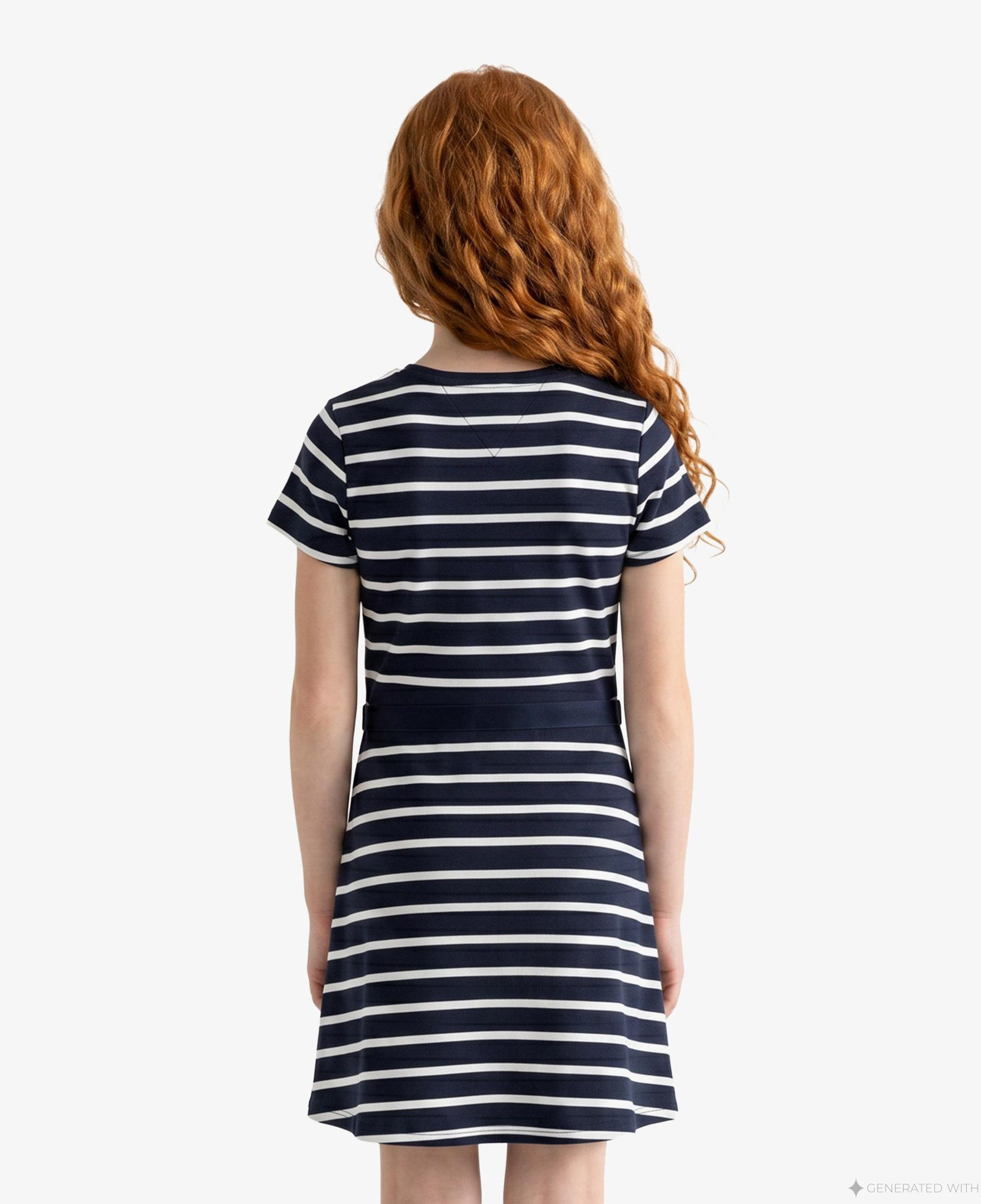 Tommy Hilfiger Essentials Modal Çocuk Lacivert Elbise