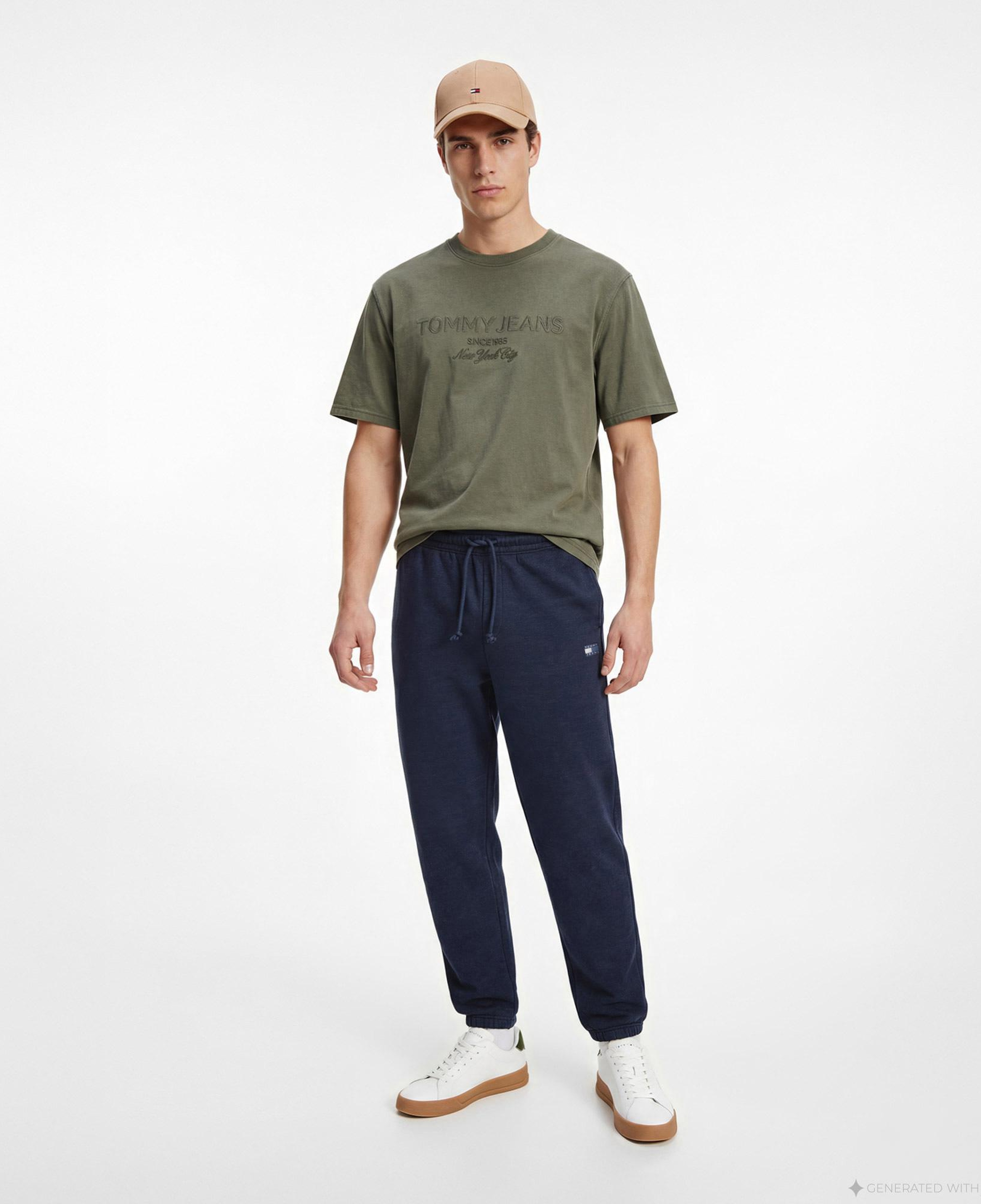 Tommy Hilfiger New Classics Erkek Yeşil T-Shirt