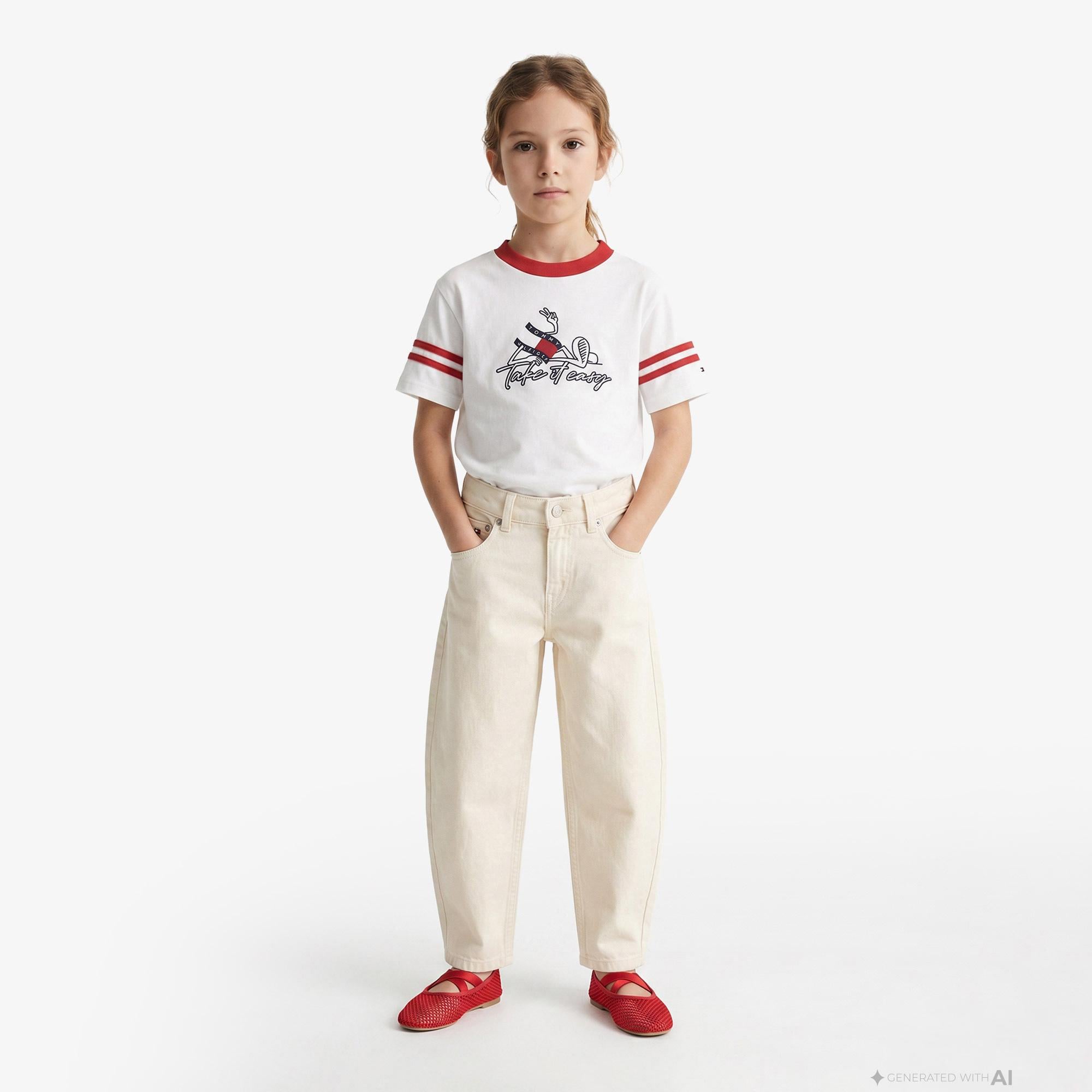 Tommy Hilfiger Denim Çocuk Mavi Jean