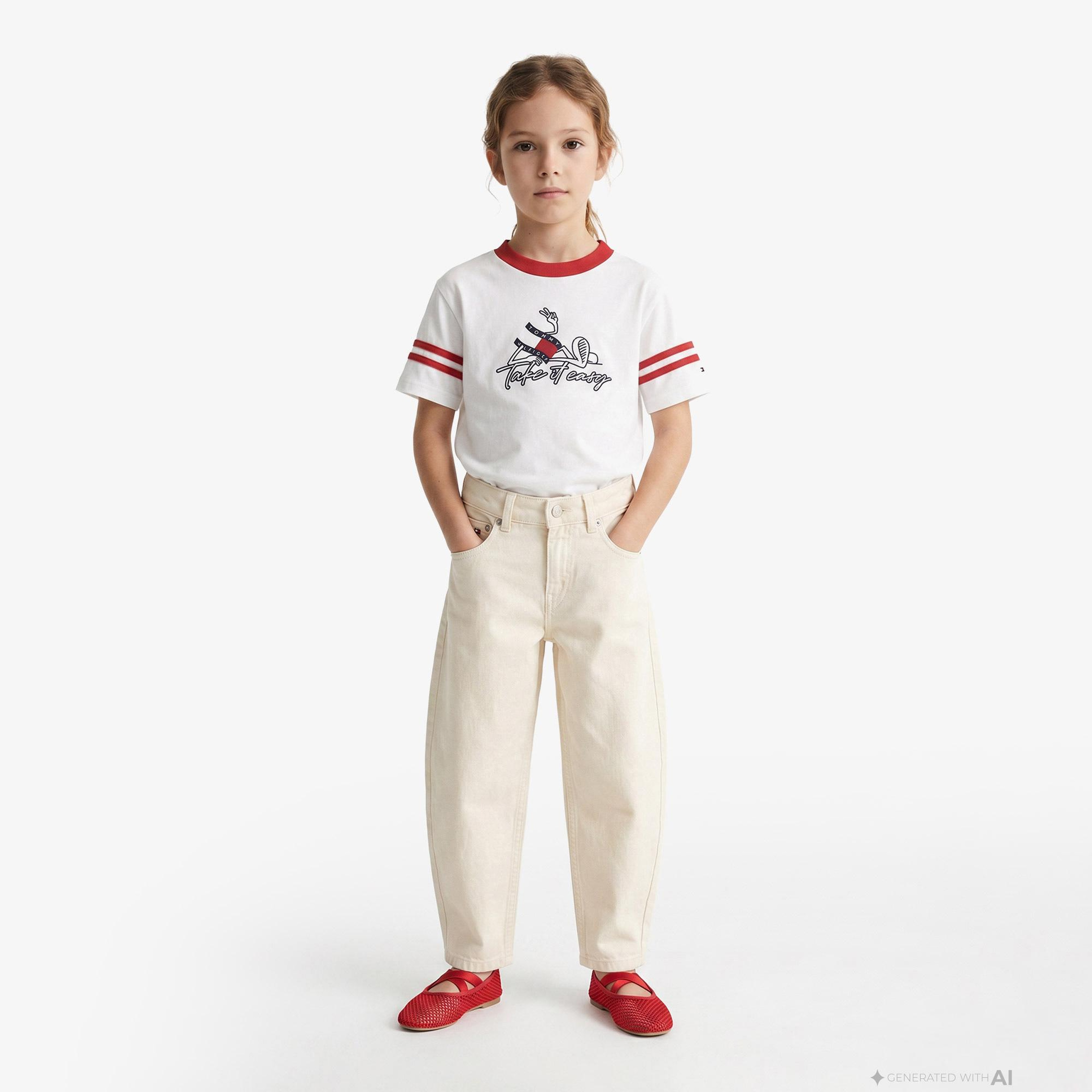 Tommy Hilfiger Denim Çocuk Mavi Jean