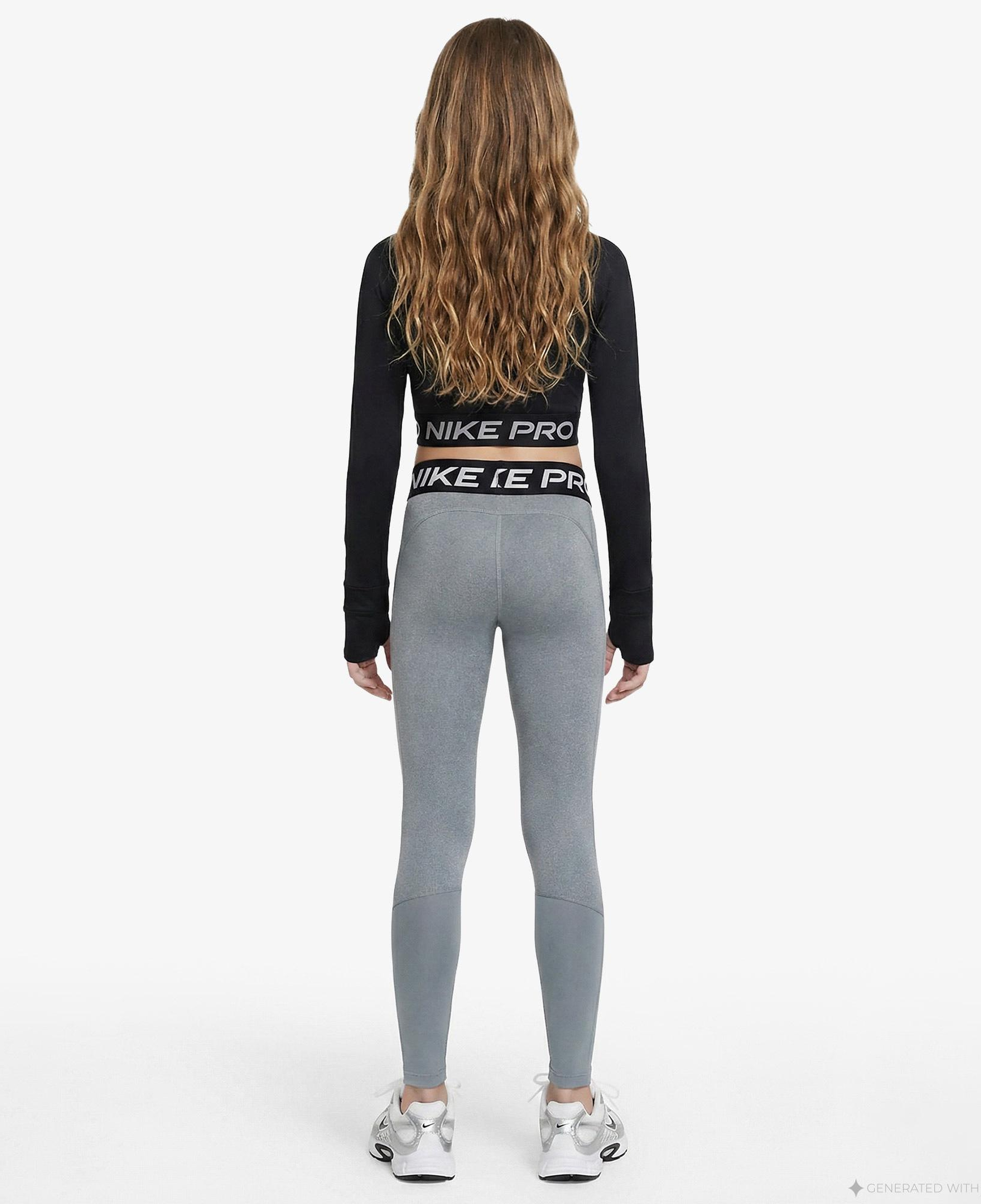 Nike Pro Legging Çocuk Gri Tayt
