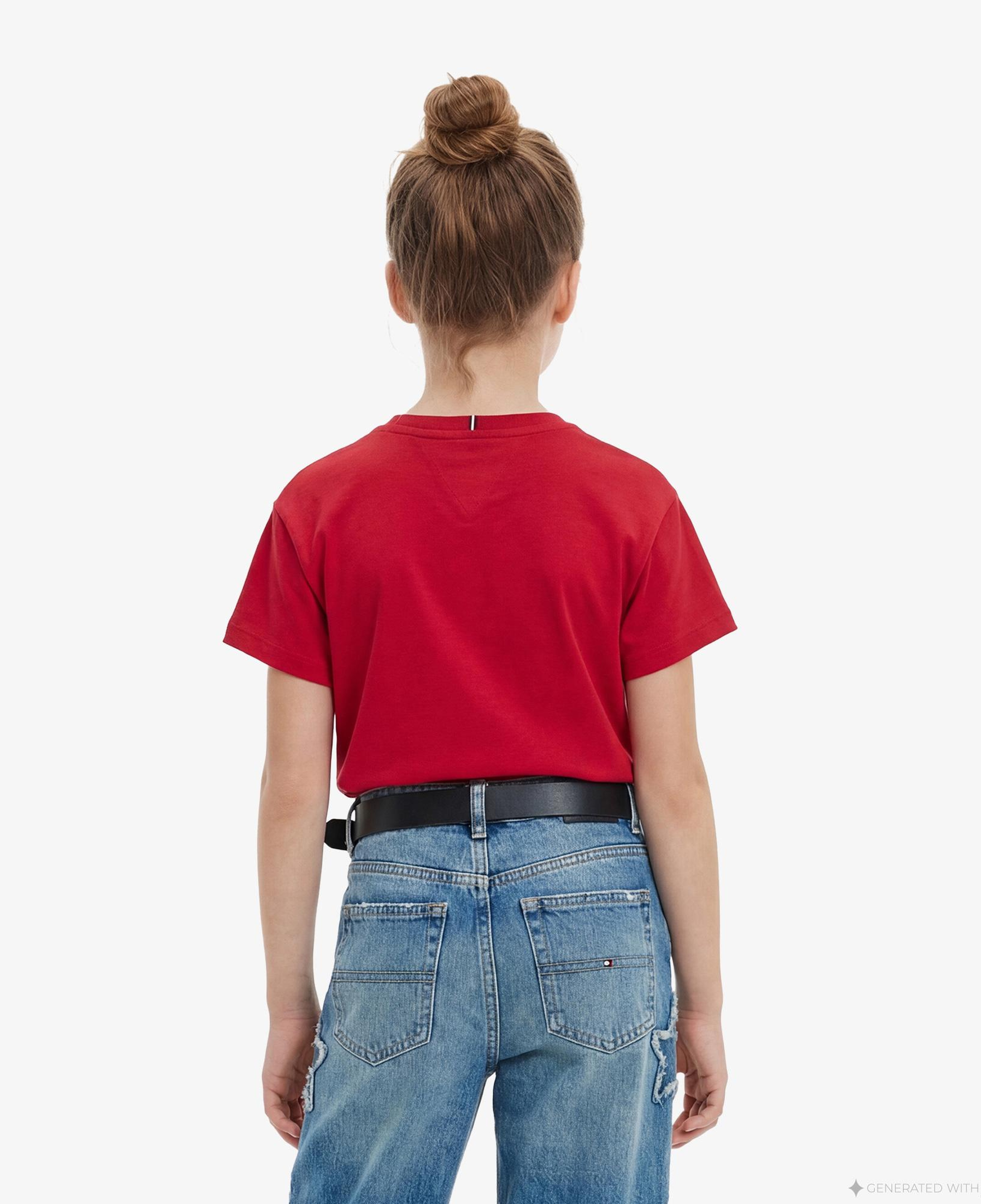 Tommy Hilfiger Heritage Çocuk Kırmızı T-Shirt