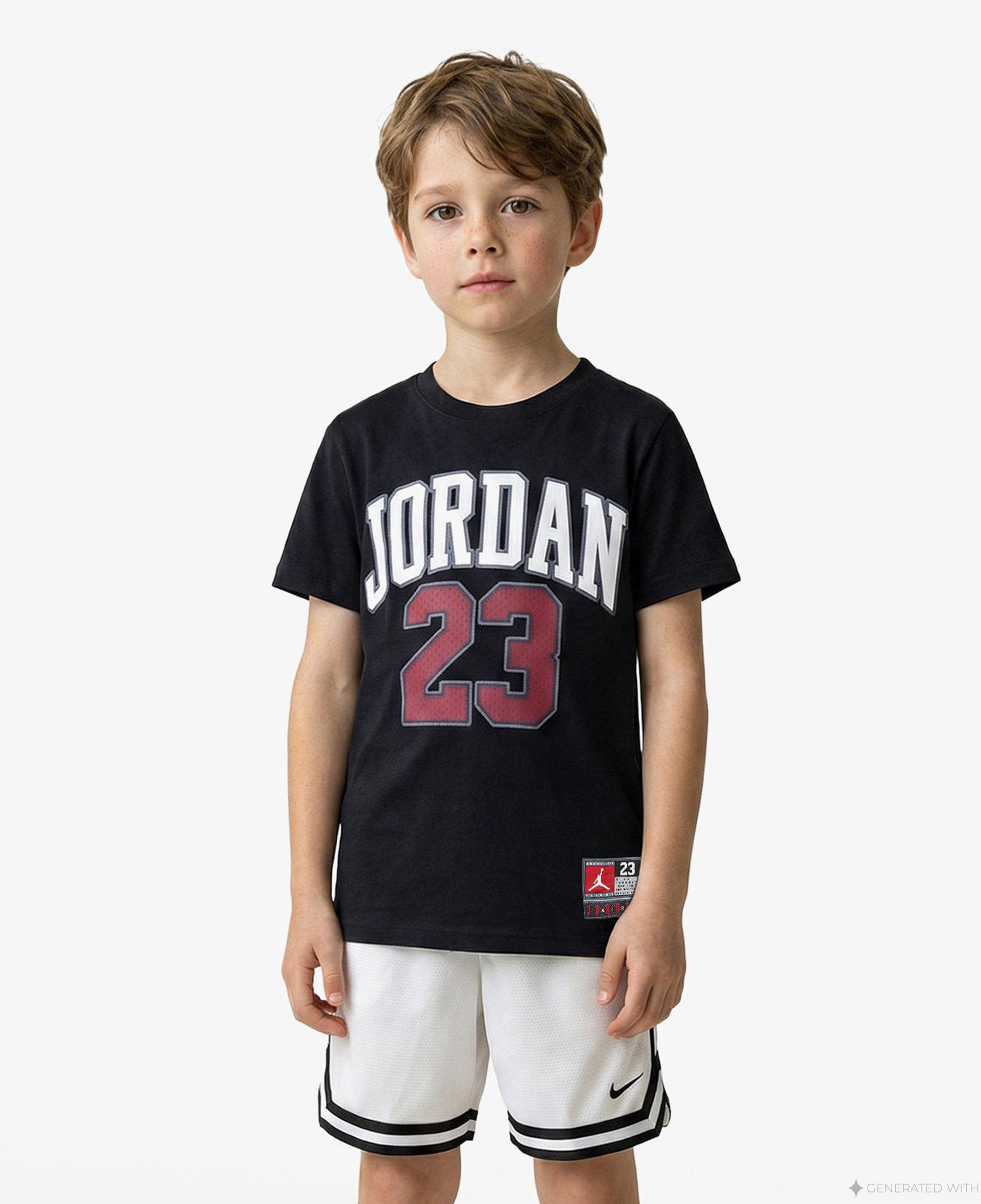 Jordan Practice Flight Çocuk Siyah T-Shirt