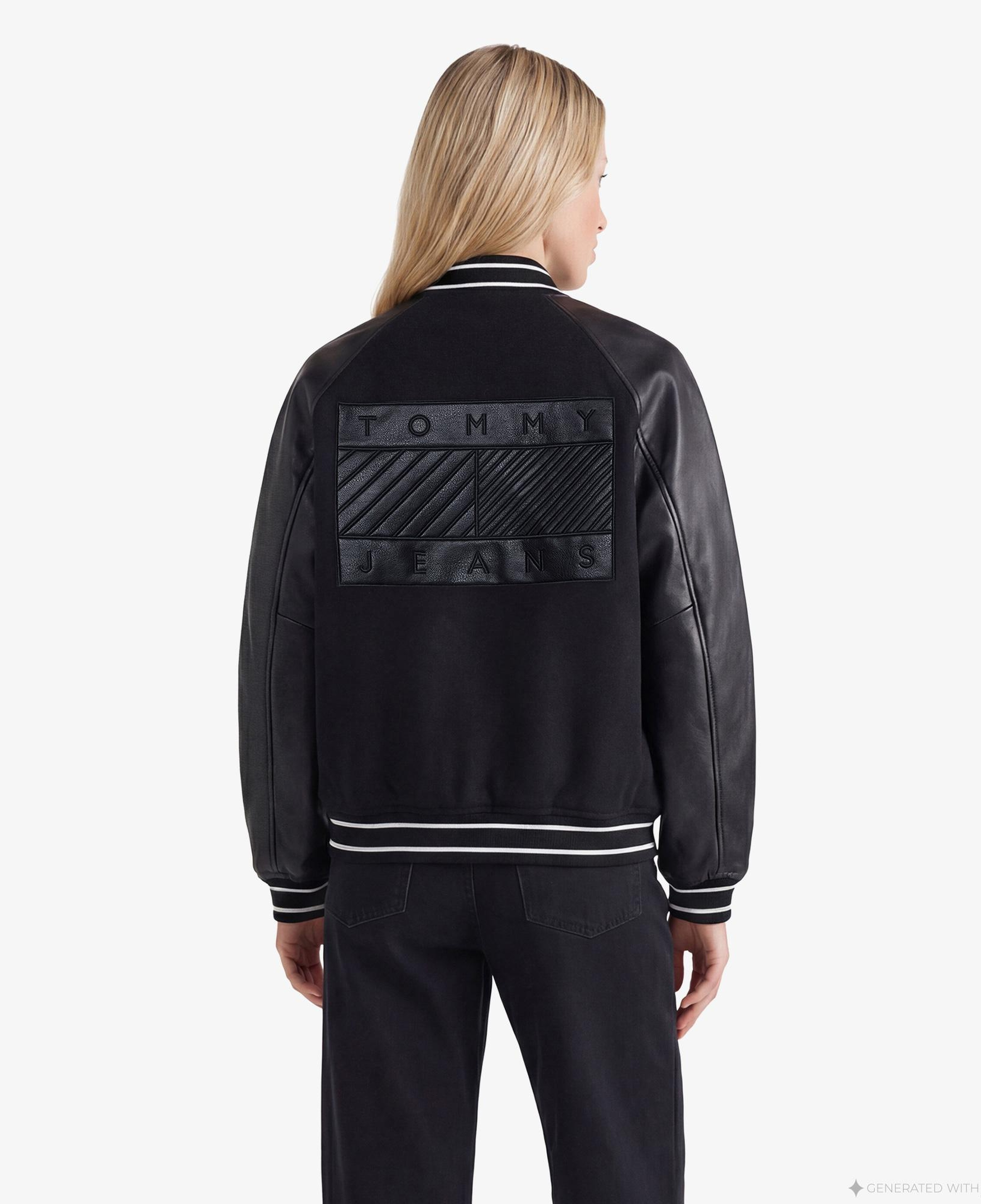 Tommy Hilfiger D3 Kadın Siyah Ceket