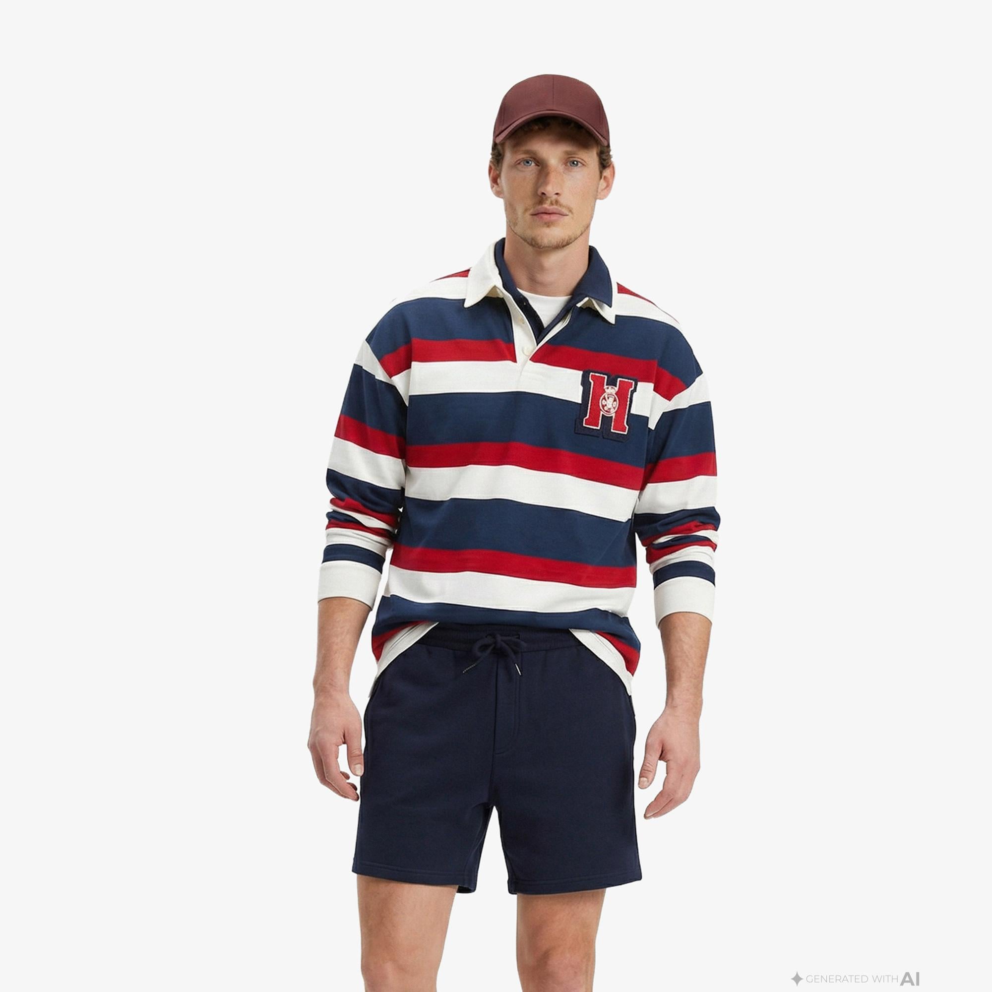 Tommy Hilfiger Classic Flag Erkek Lacivert Şort