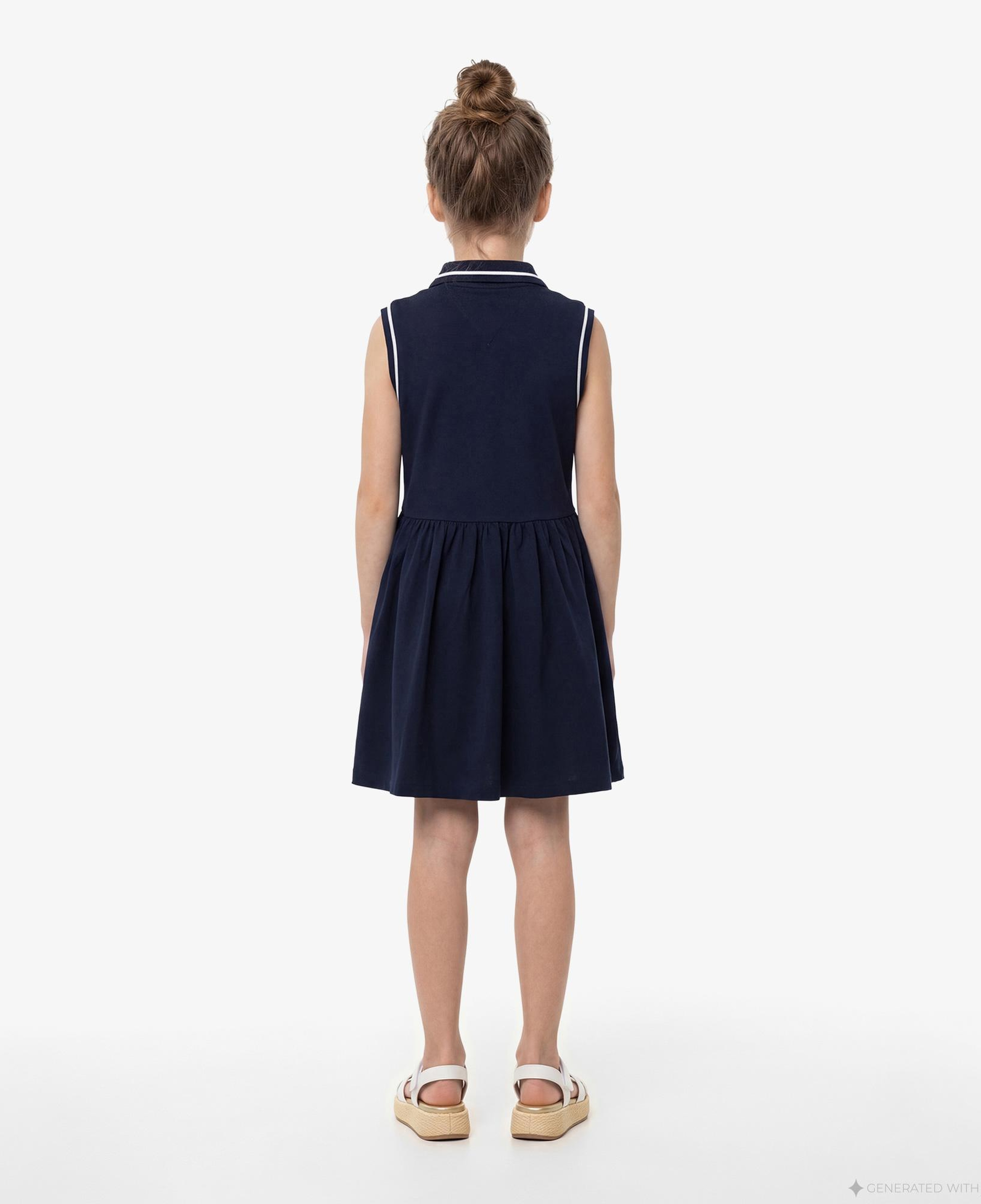 Tommy Hilfiger Essentials Çocuk Lacivert Elbise