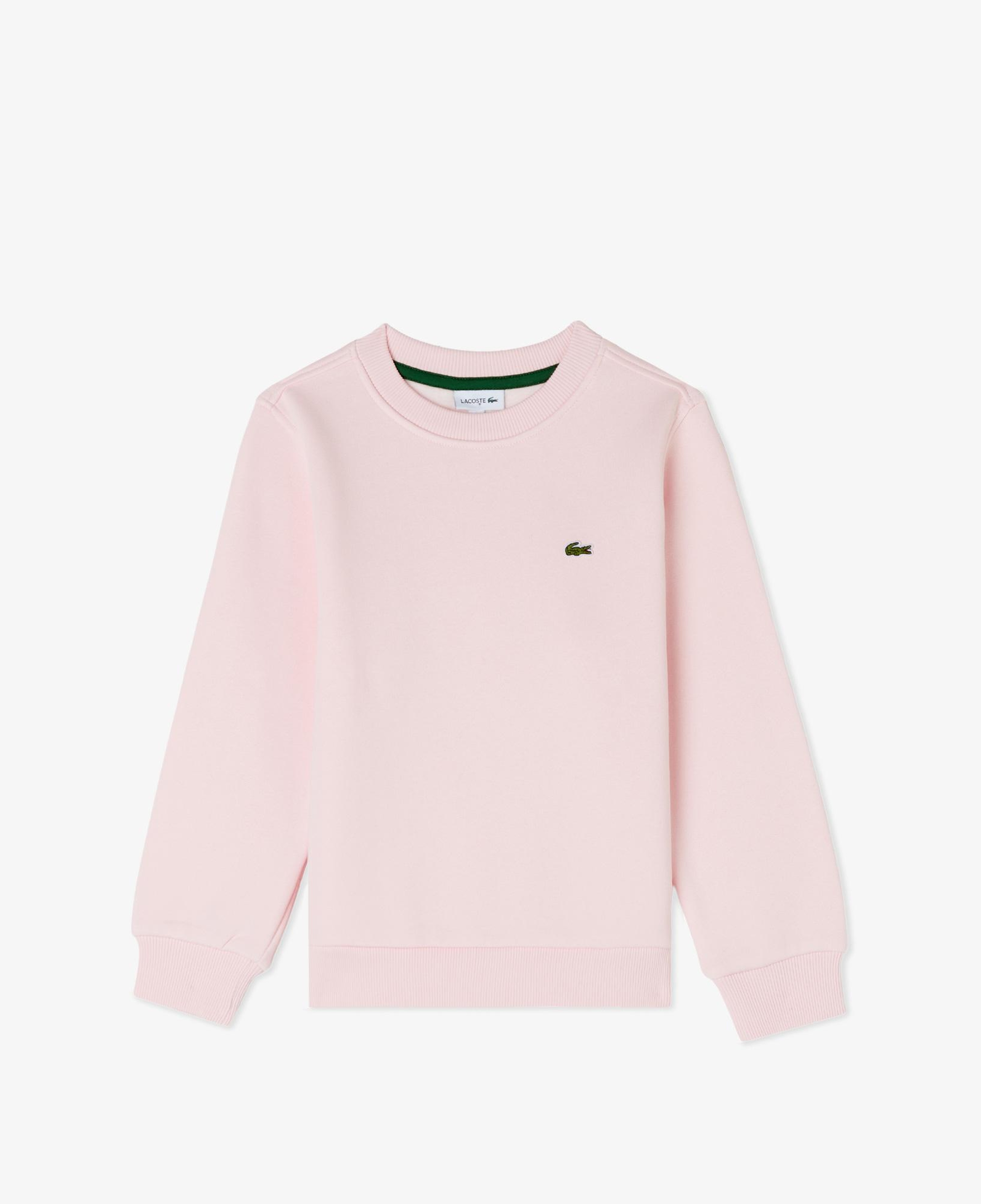 Lacoste Çocuk Bisiklet Yaka Pembe Sweatshirt