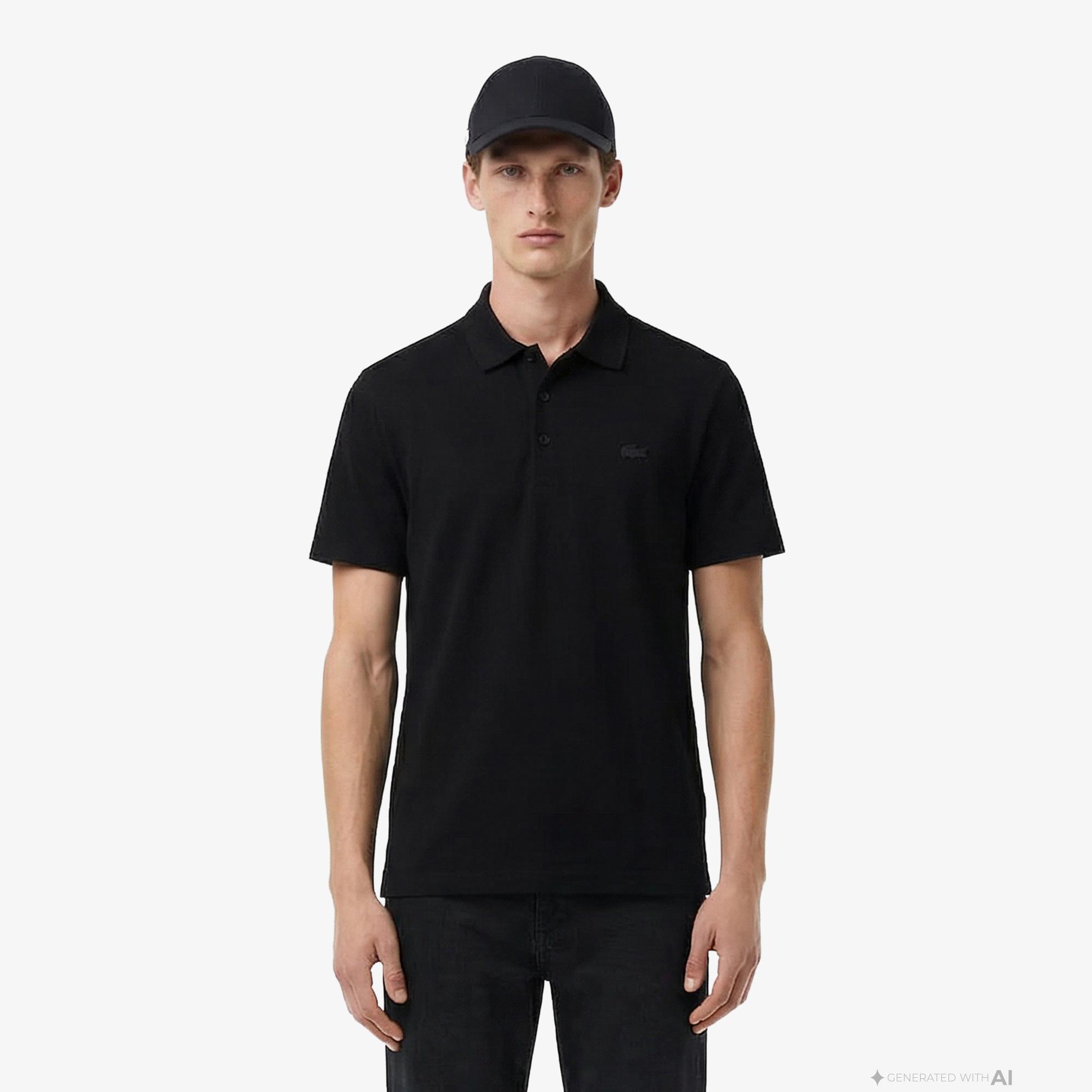 Lacoste Erkek Regular Fit Siyah Polo