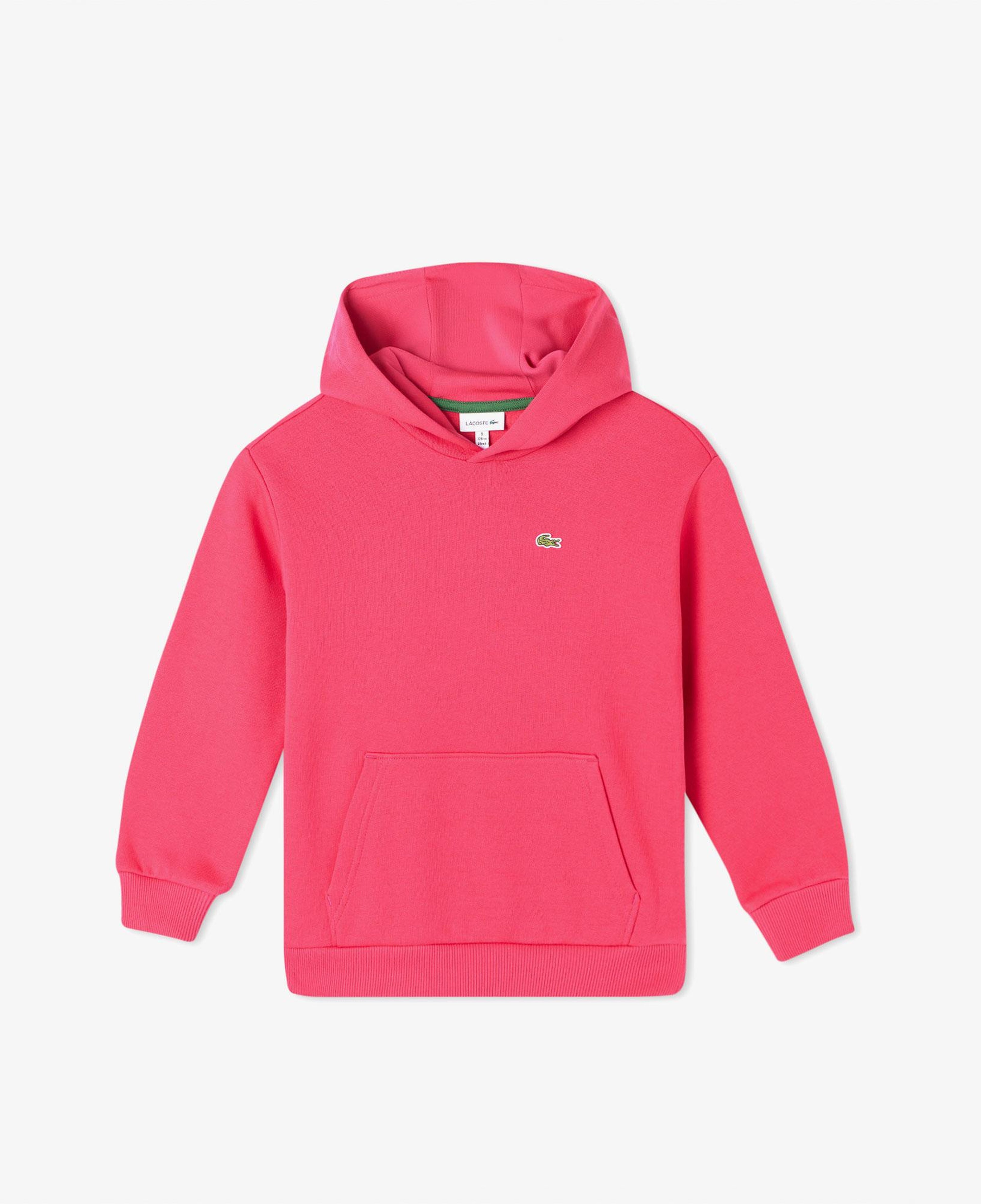 Lacoste Çocuk Kapüşonlu Pembe Sweatshirt