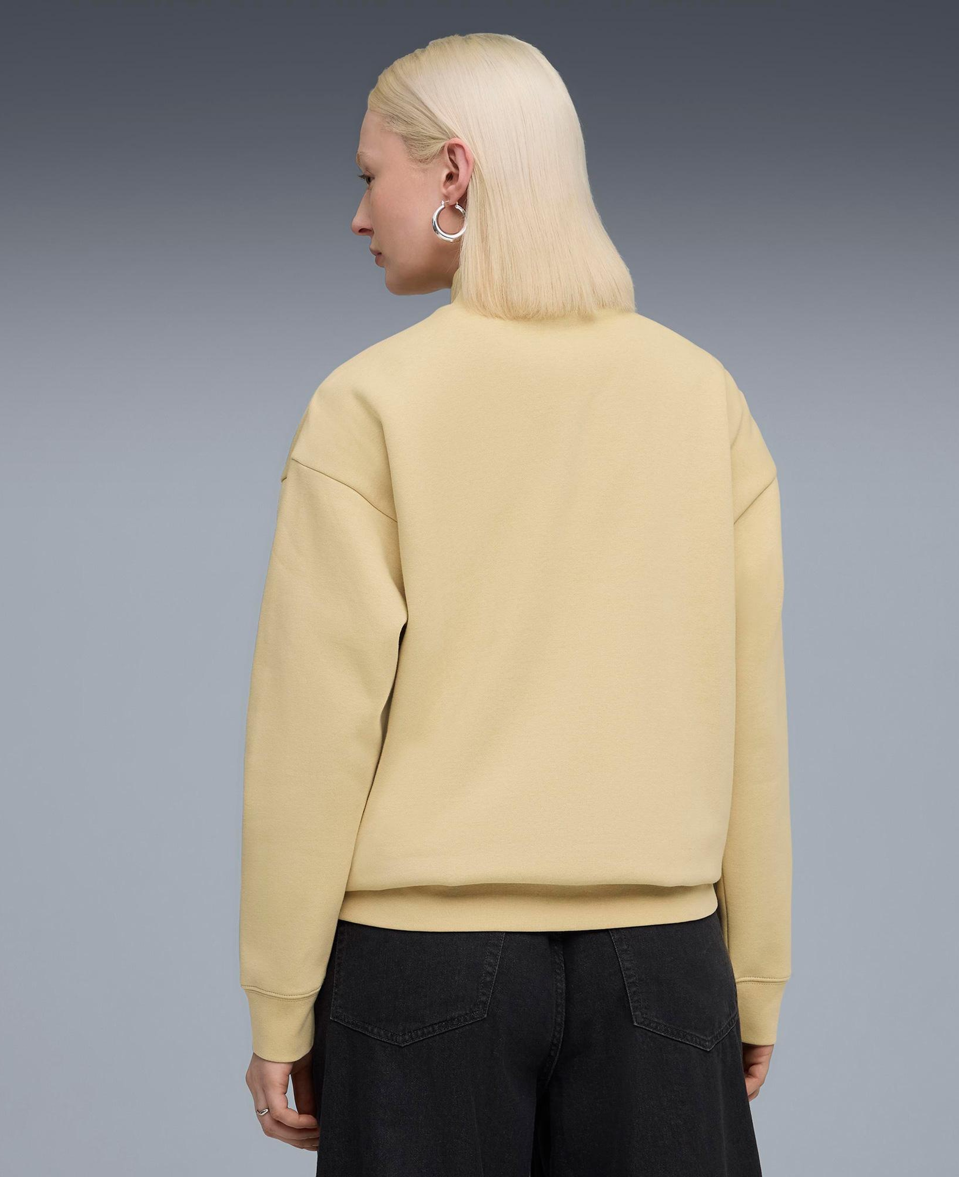 Puma Essential Script Half-Zip Crew Kadın Gri Sweatshirt