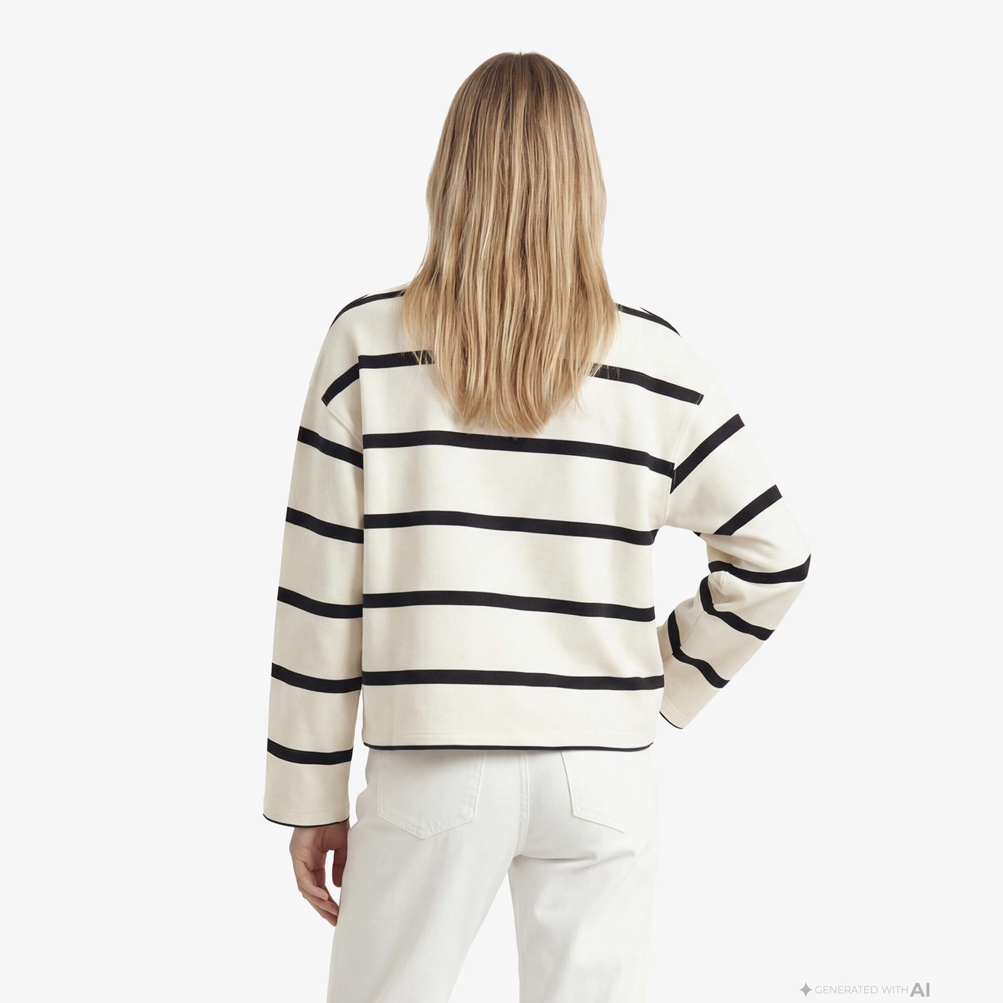 Tommy Hilfiger Script Kadın Beyaz Sweatshirt