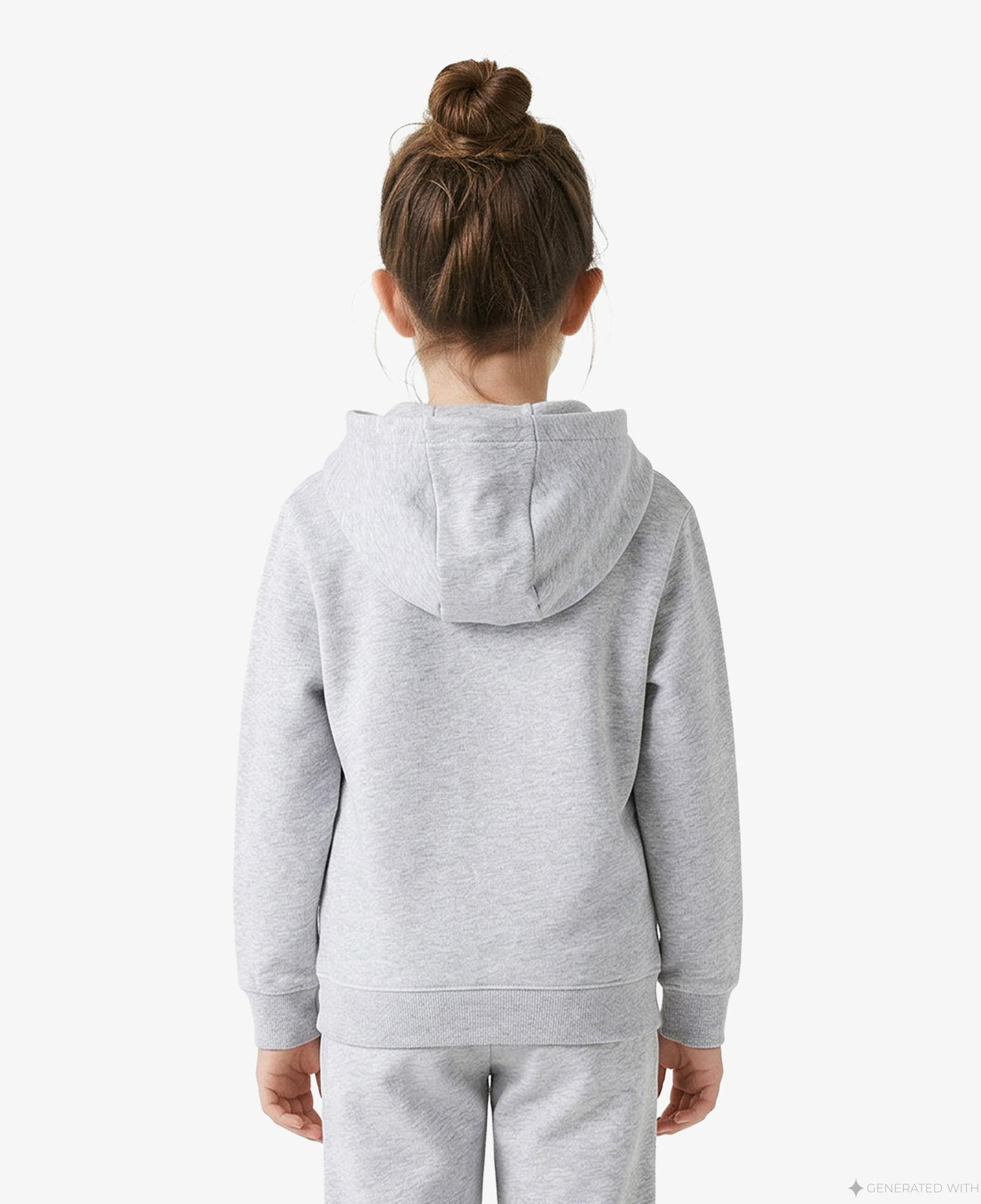 Çocuk Kapüşonlu Gri Sweatshirt
