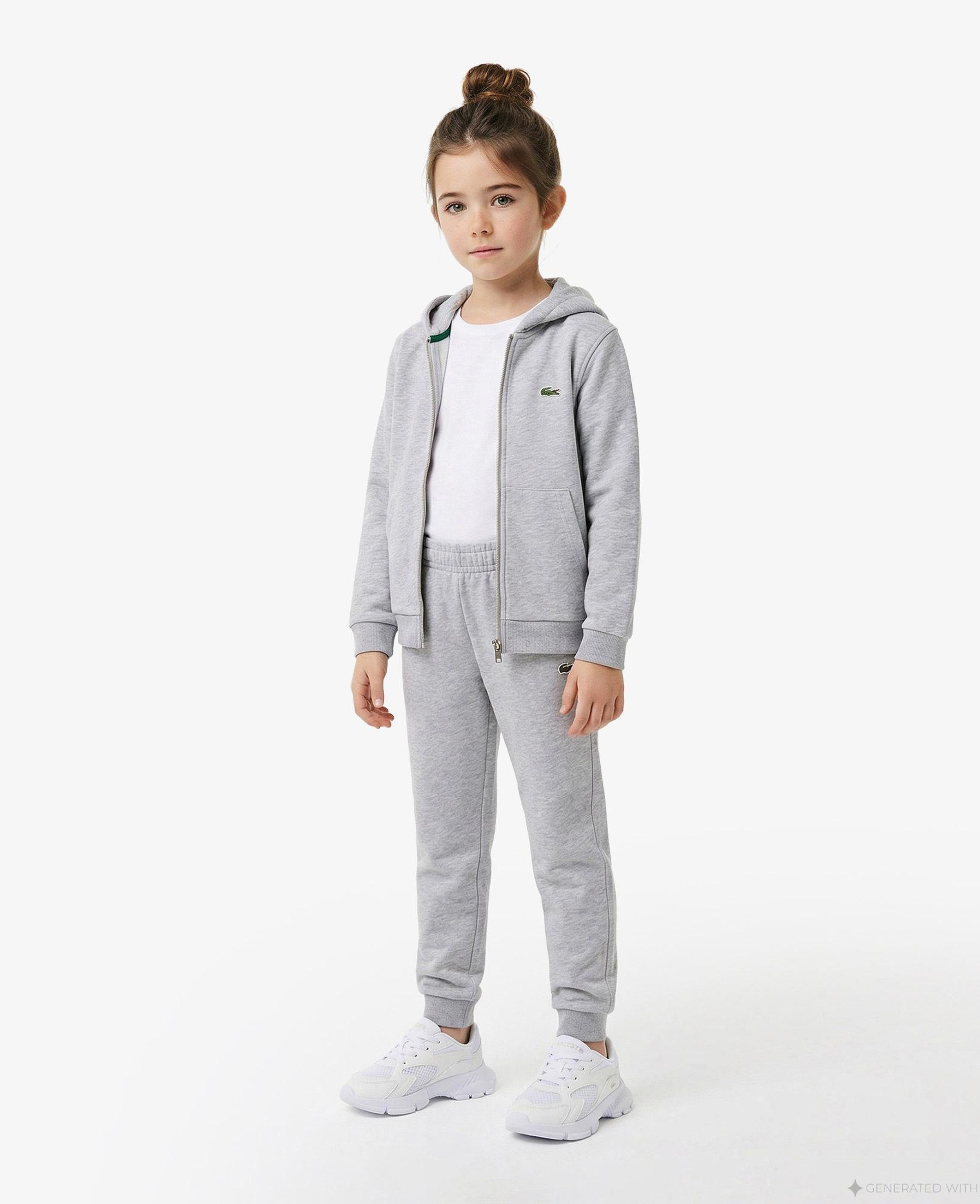 Çocuk Kapüşonlu Gri Sweatshirt