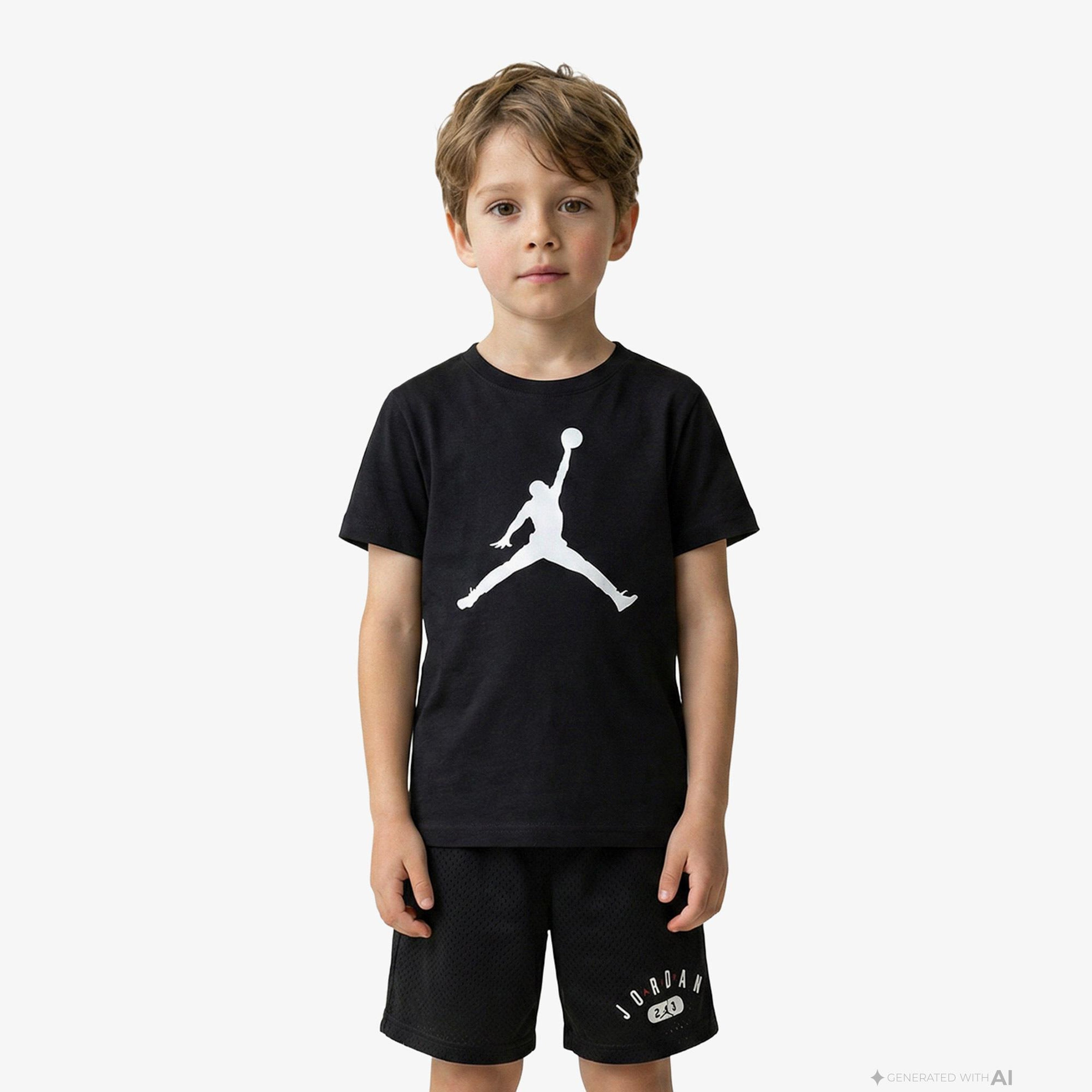 Jordan Jumpman Çocuk Siyah T-Shirt