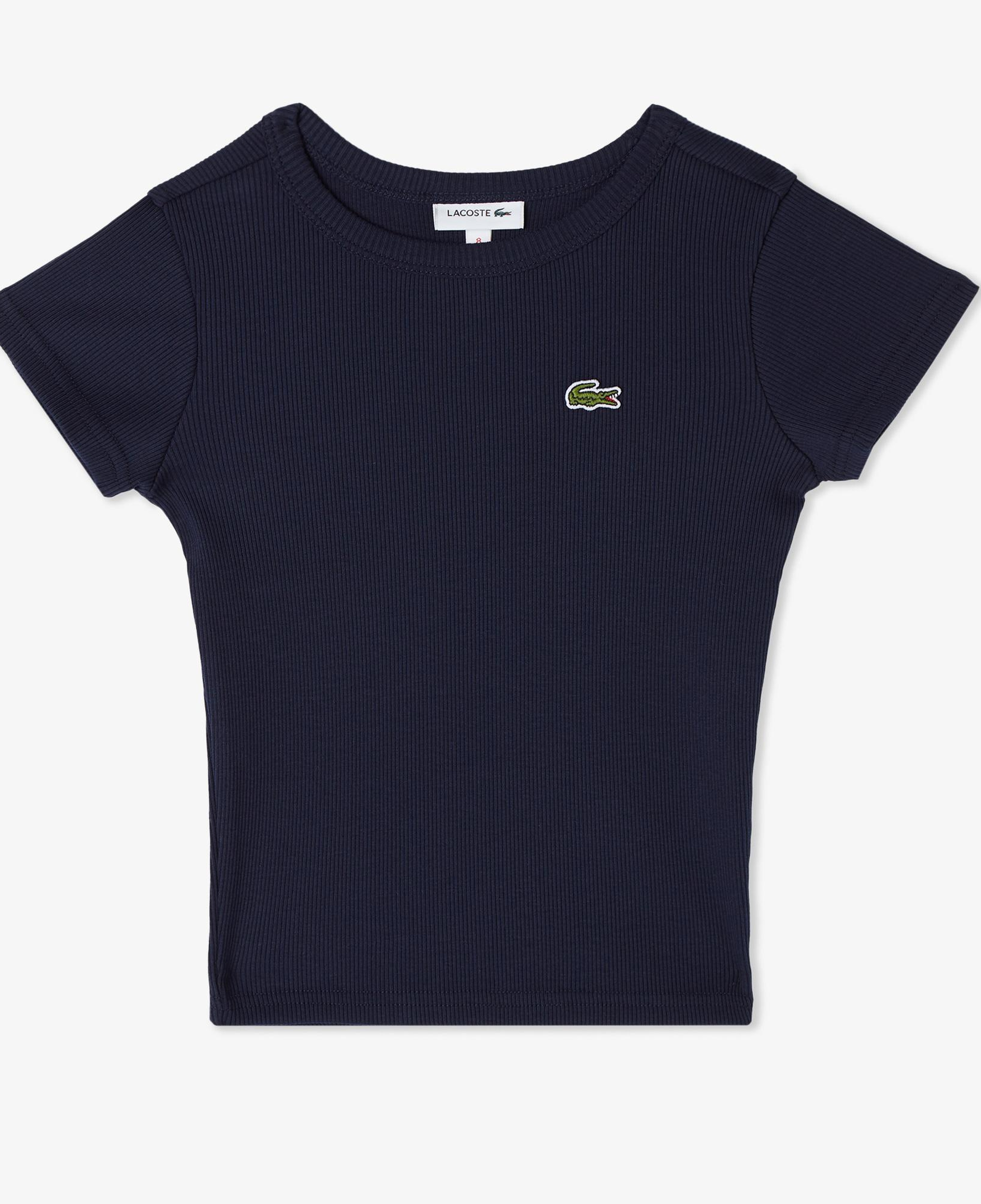 Lacoste Çocuk Bisiklet Yaka Lacivert T-Shirt