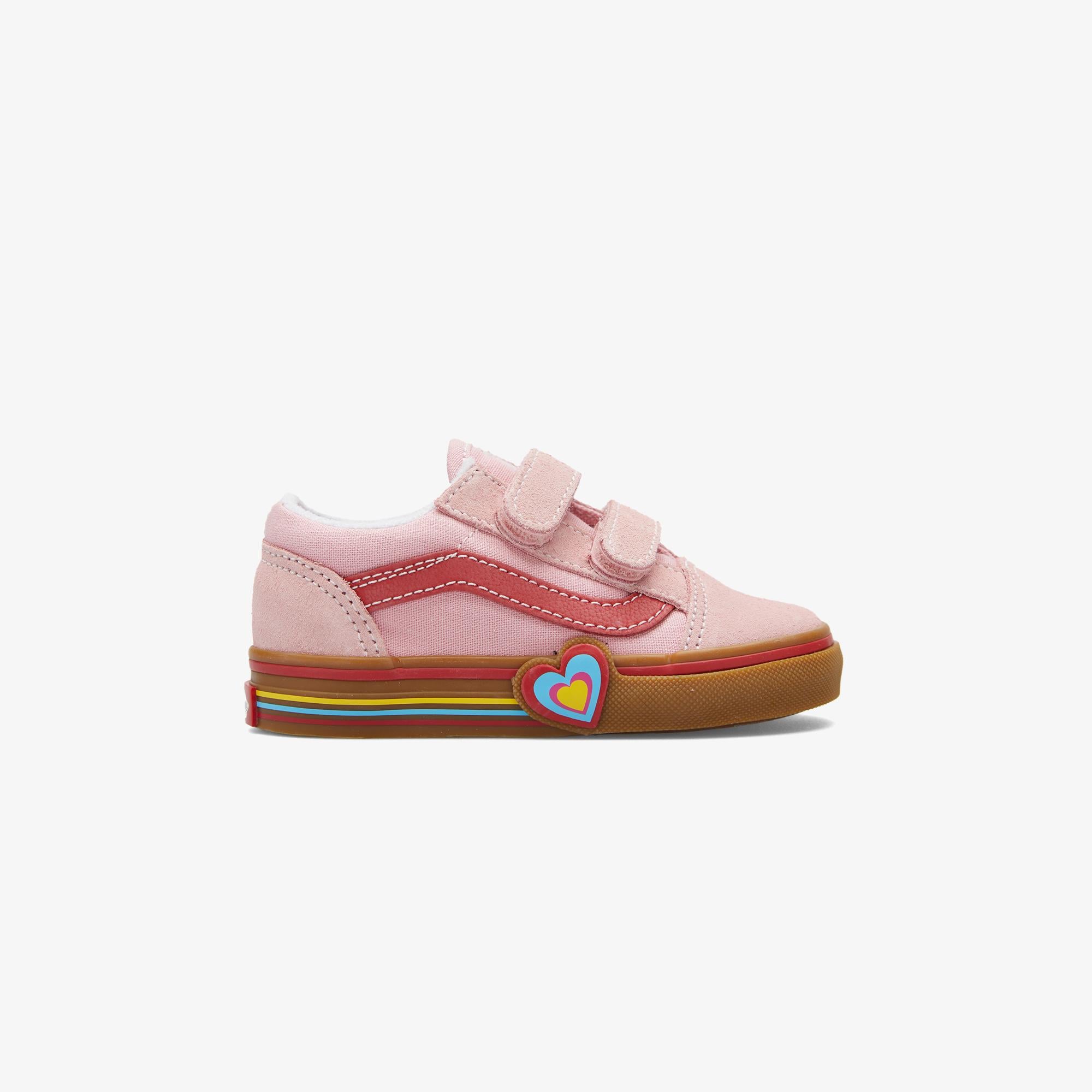 Vans Old Skool V Heart Bebek Pembe Sneaker