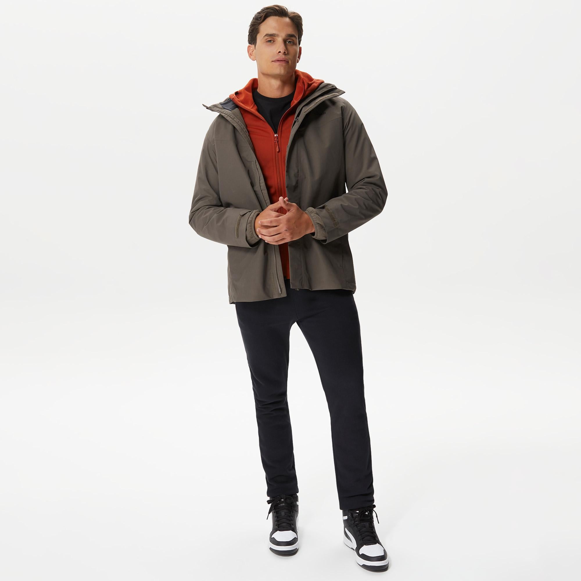 Jack Wolfskin Altenberg 3In1 Erkek Kahverengi Mont