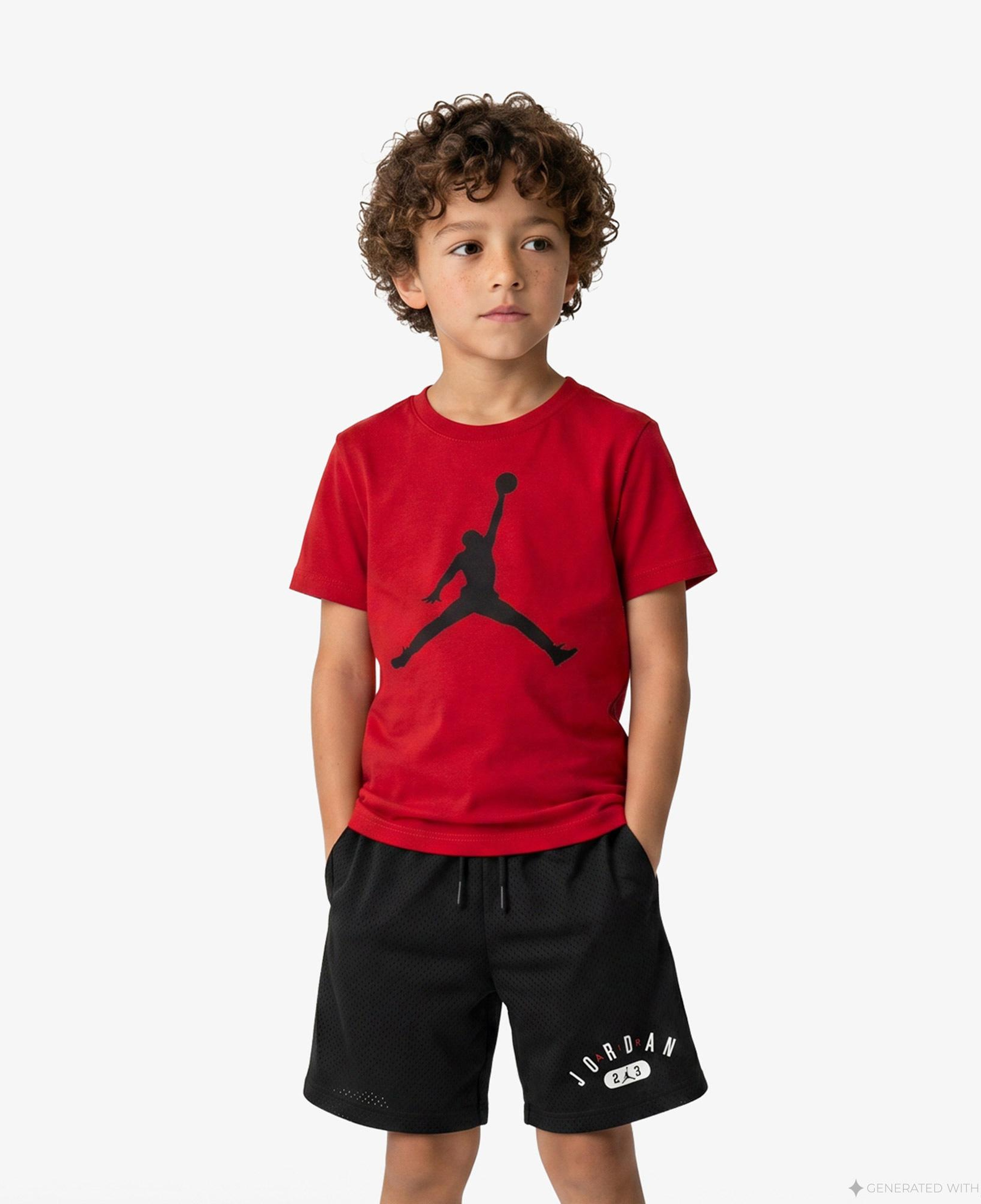 Jordan Jumpman Çocuk Kırmızı T-Shirt