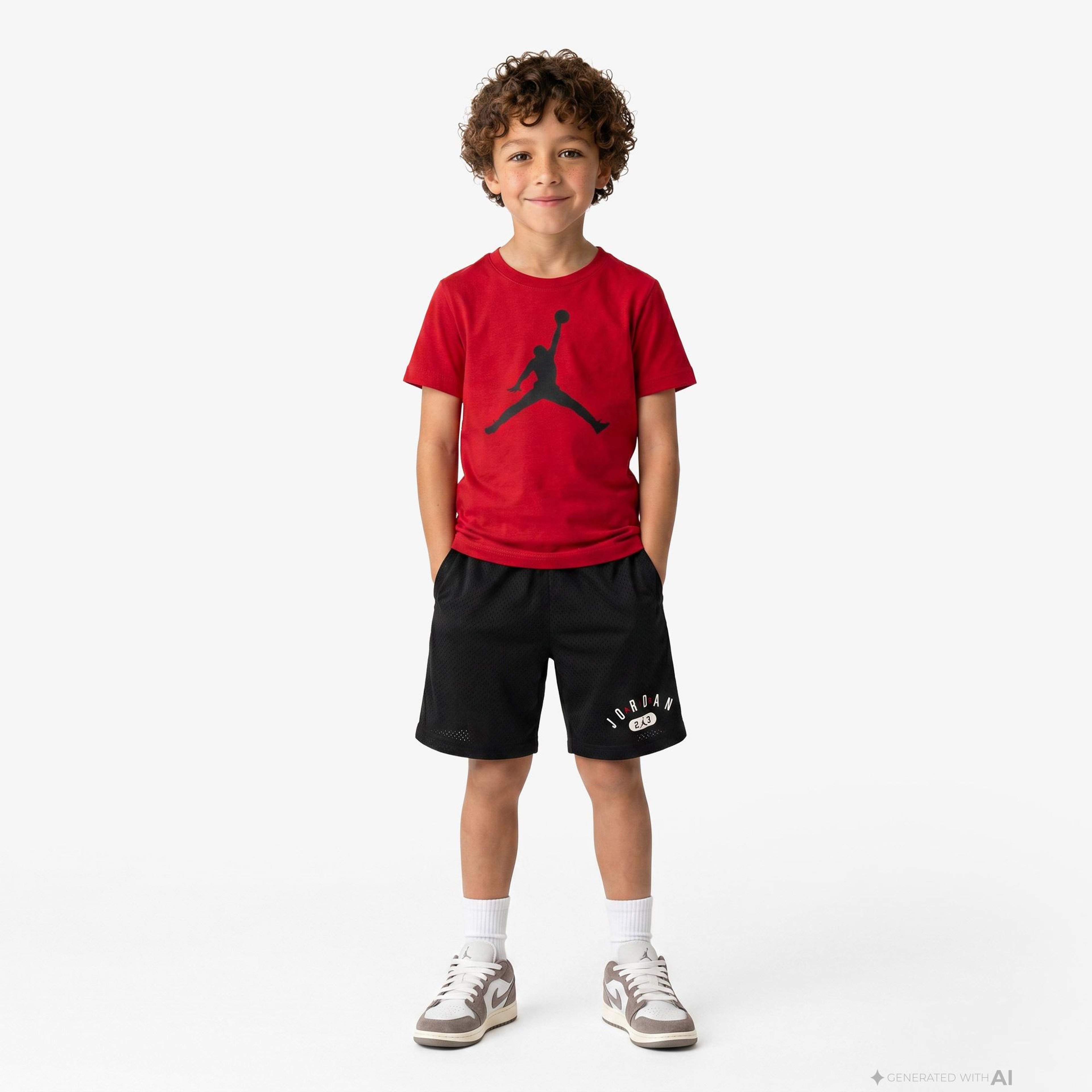 Jordan Jumpman Çocuk Kırmızı T-Shirt