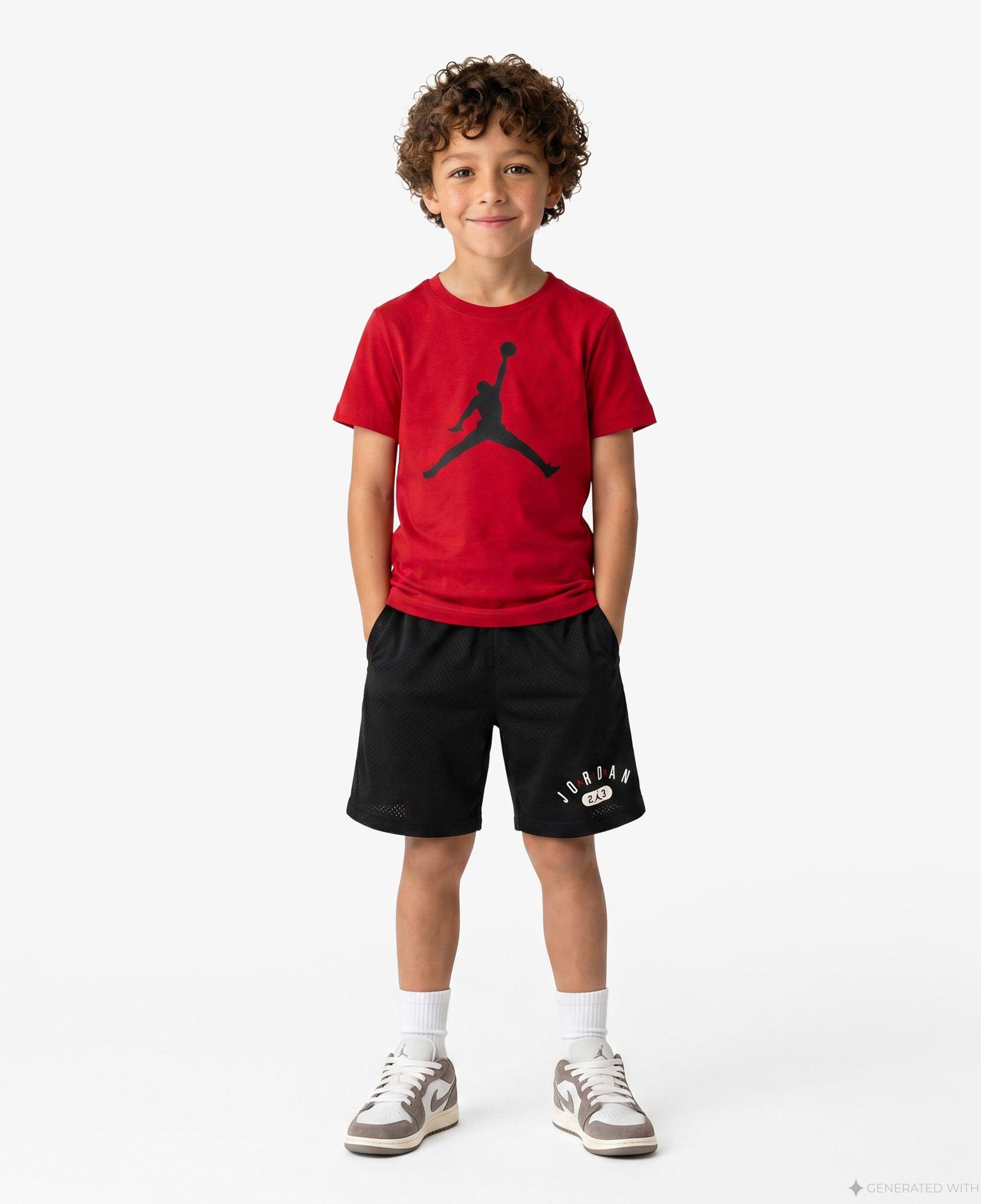 Jordan Jumpman Çocuk Kırmızı T-Shirt