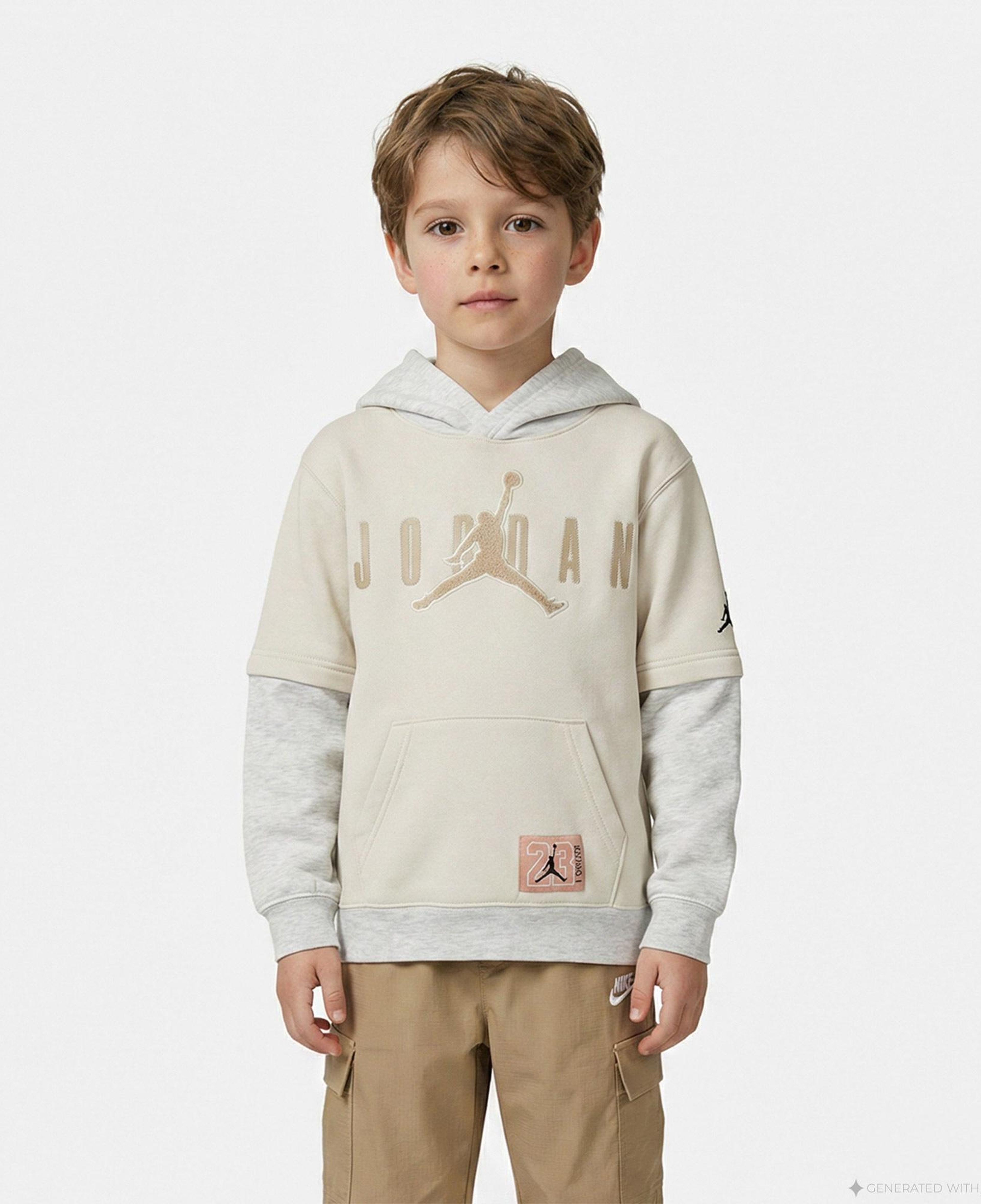 Jordan Future Flight Pullover Çocuk Siyah Sweatshirt