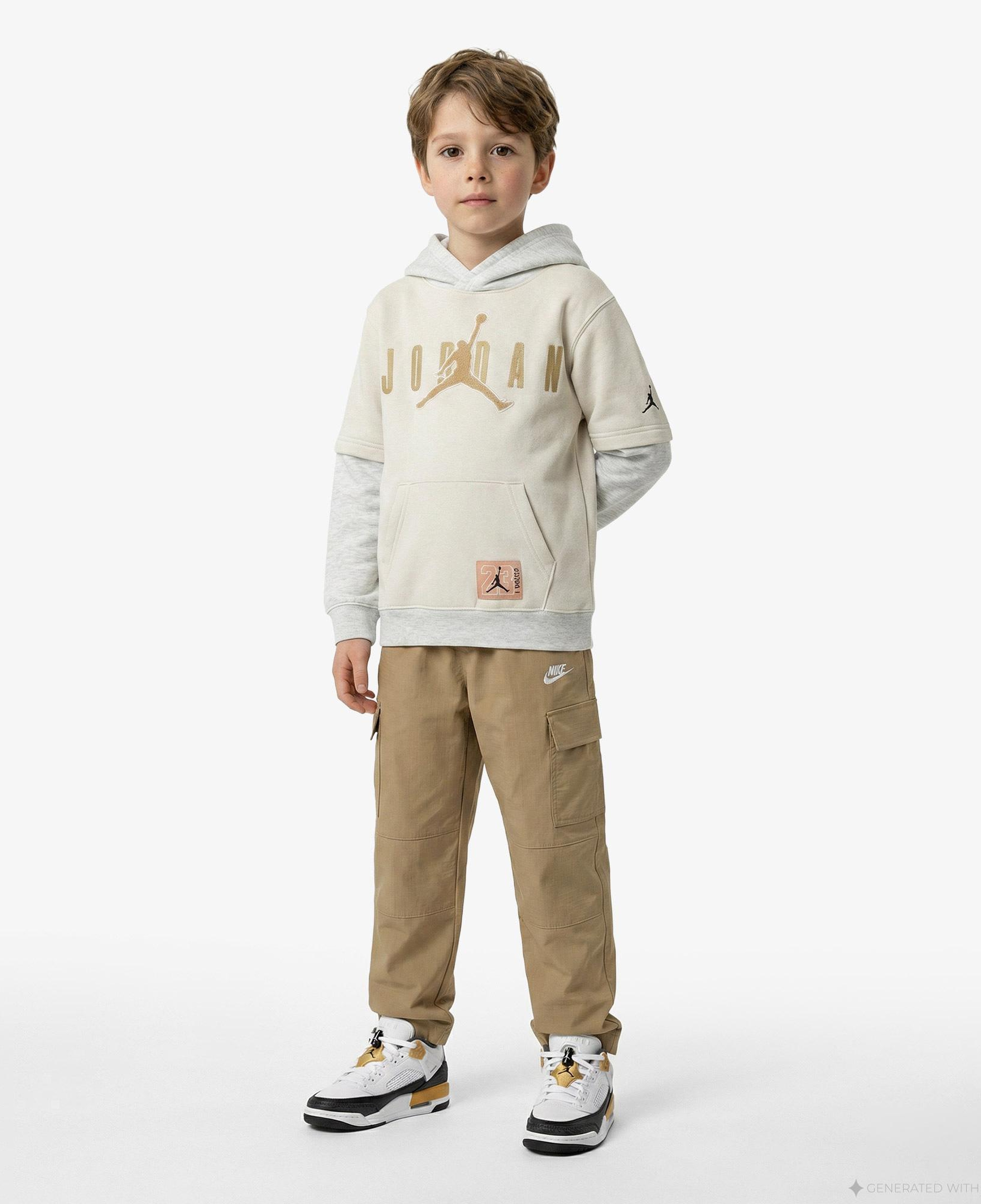 Jordan Future Flight Pullover Çocuk Siyah Sweatshirt
