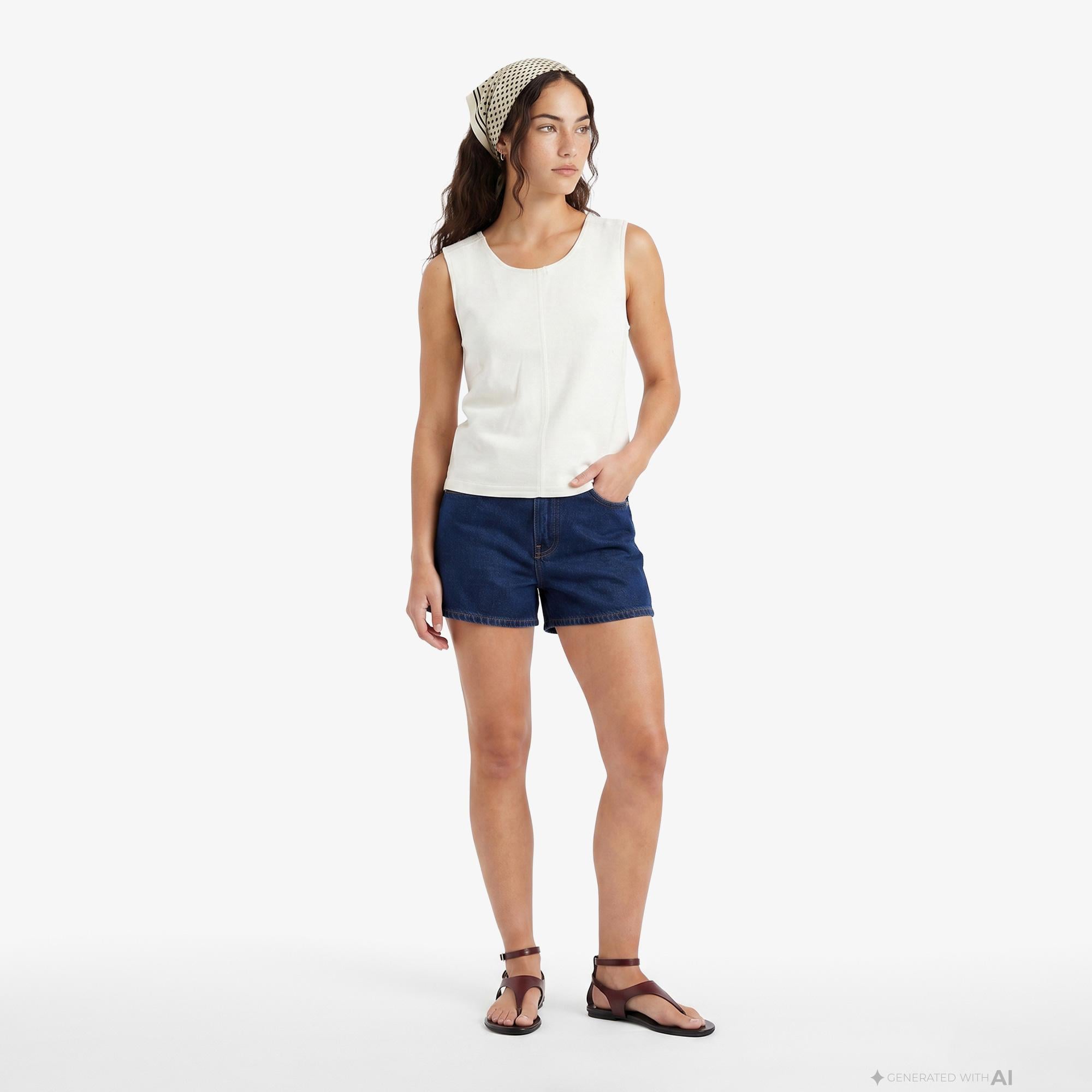 Calvin Klein Heavy Textured Kadın Beyaz Gömlek