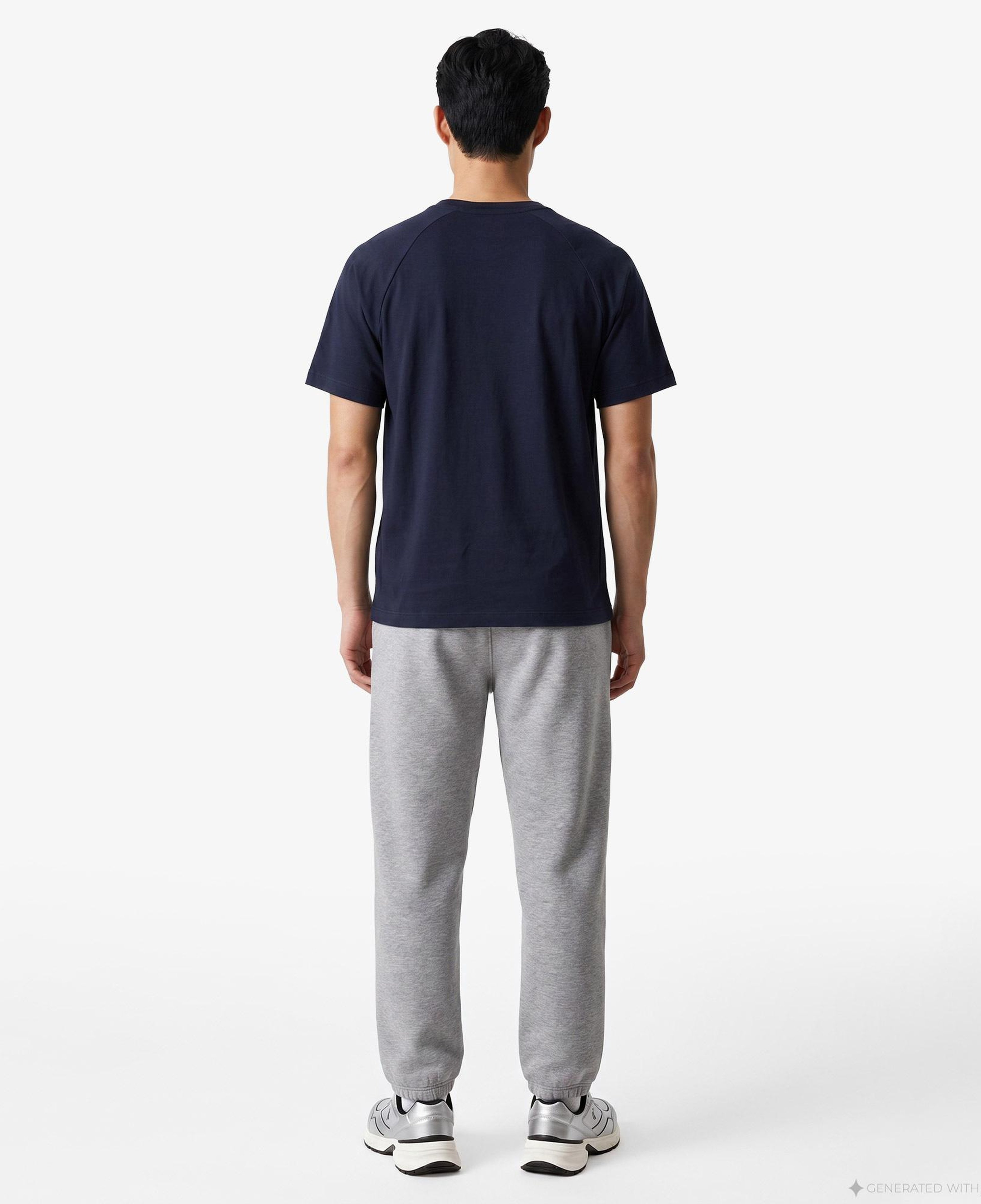 Calvin Klein Tape Erkek Mavi T-Shirt