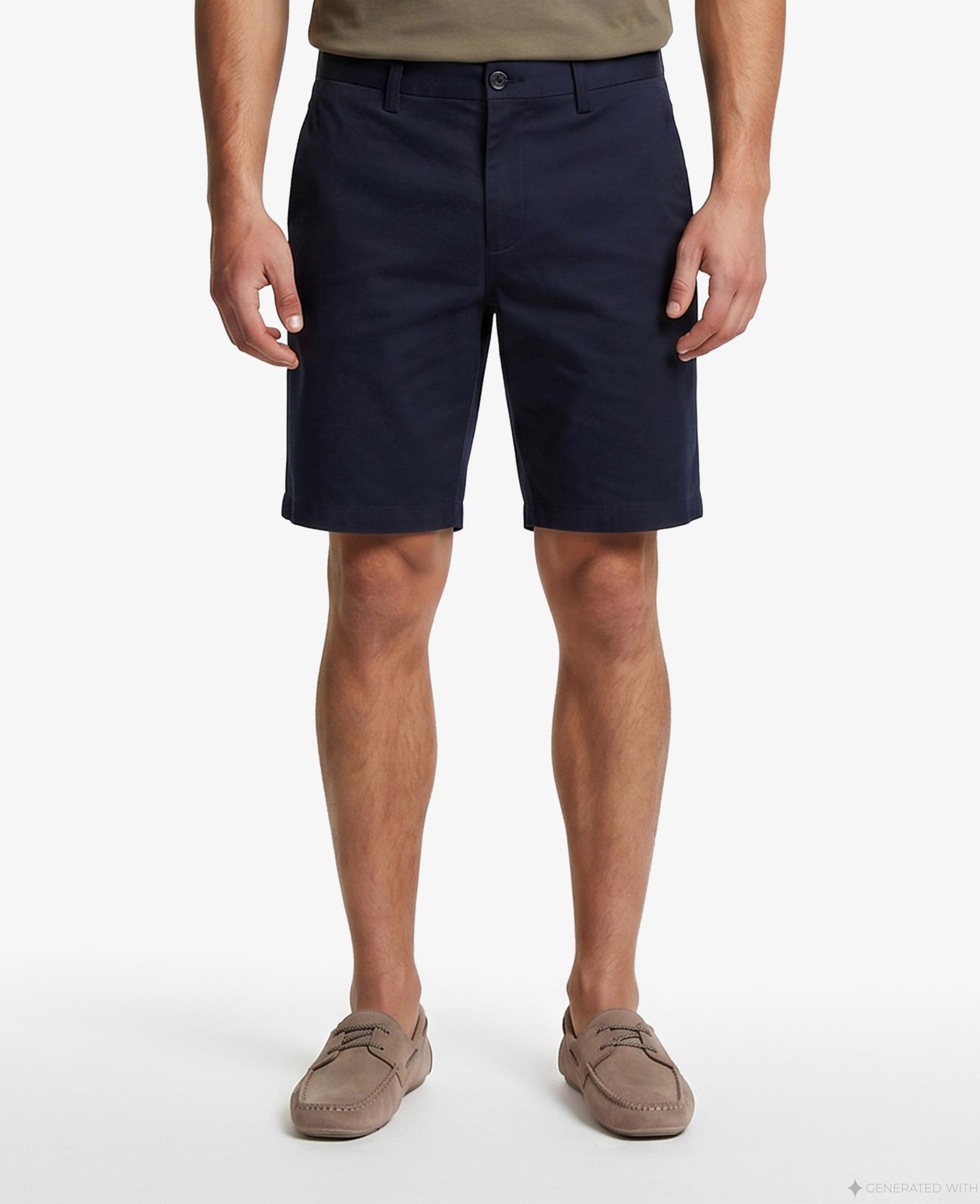 Calvin Klein Refined Stretch Classic Erkek Mavi Şort