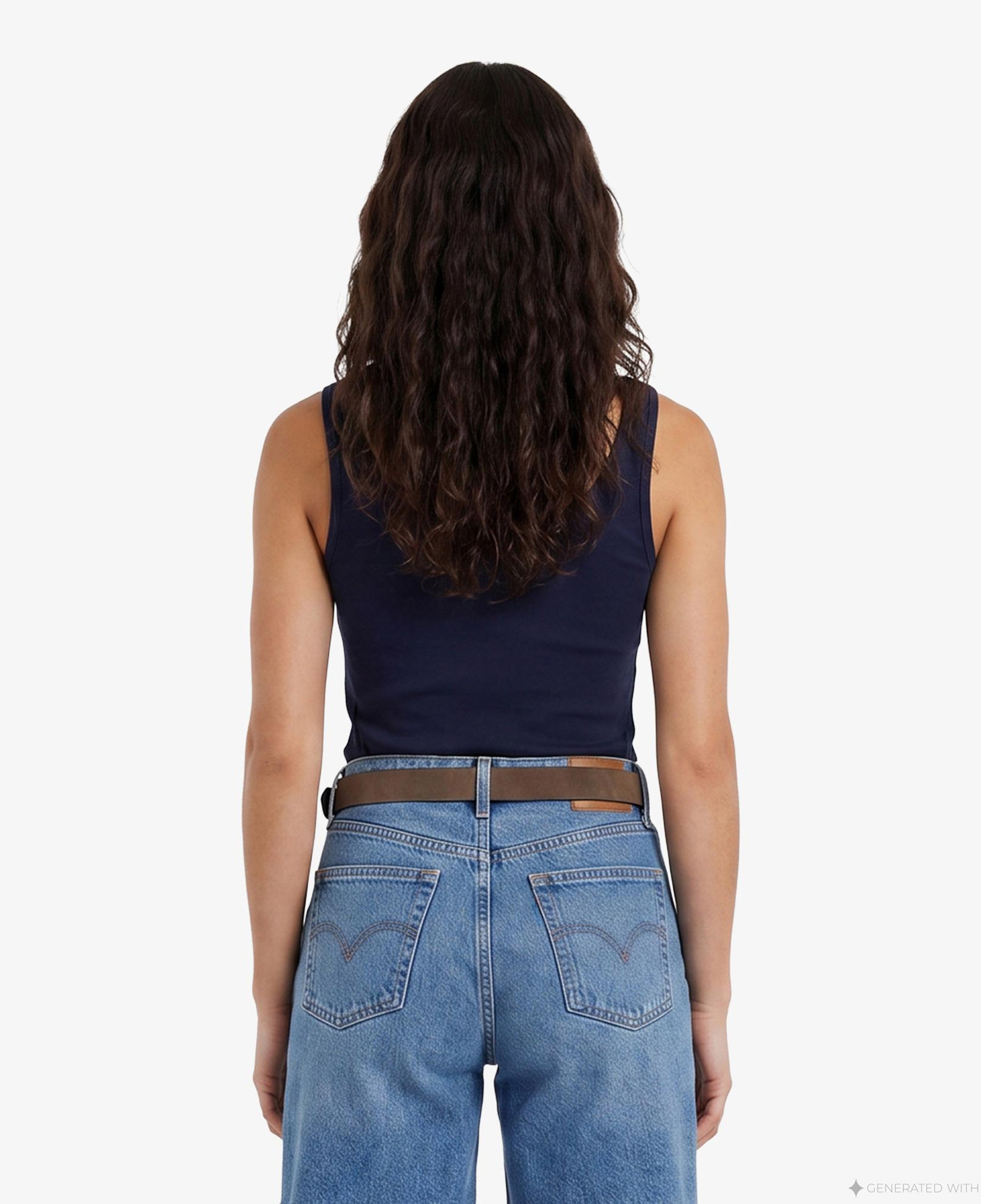 Calvin Klein Graphic Tank Kadın Mavi Atlet