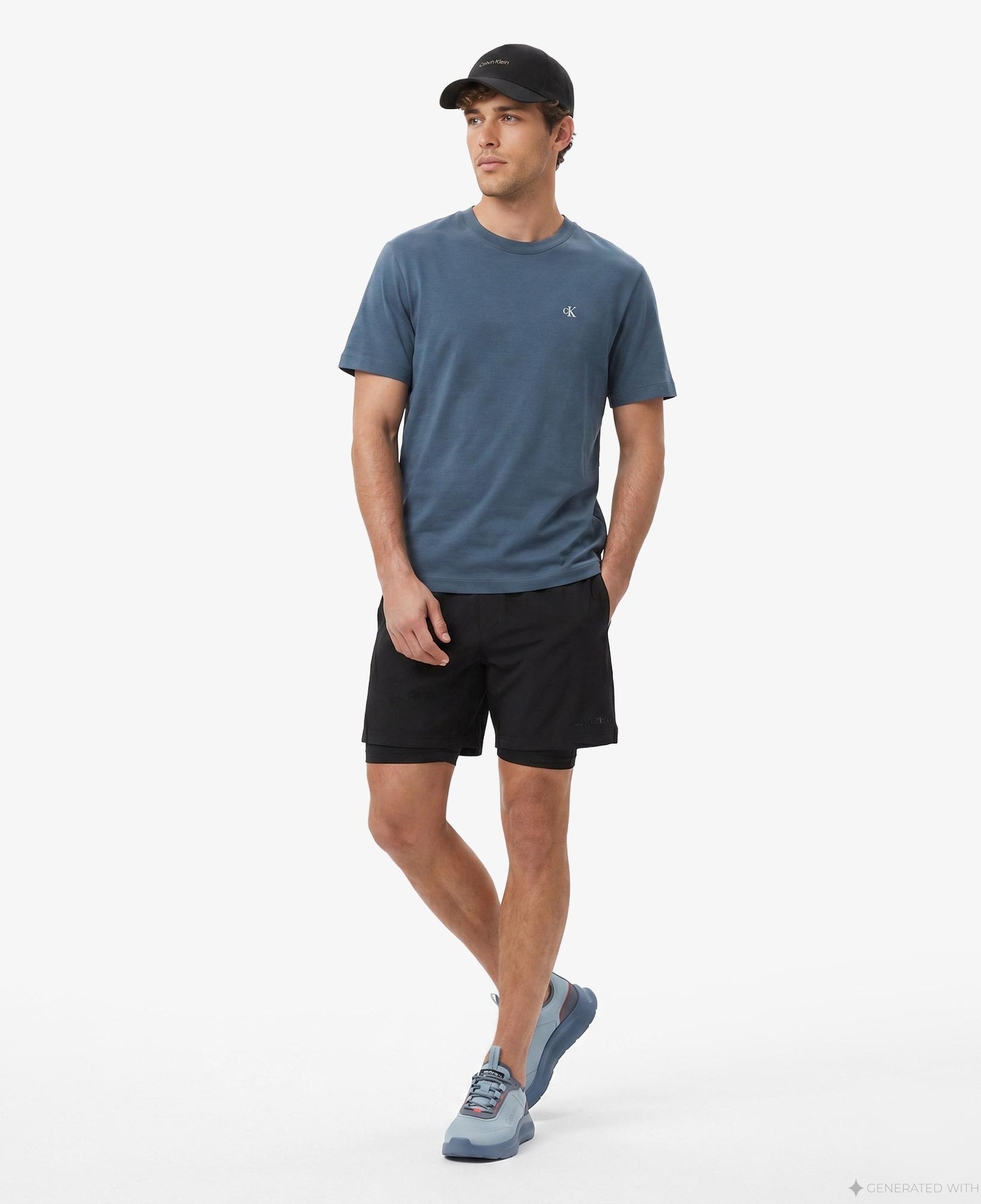 Calvin Klein Woven 2 in 1 Erkek Siyah Şort