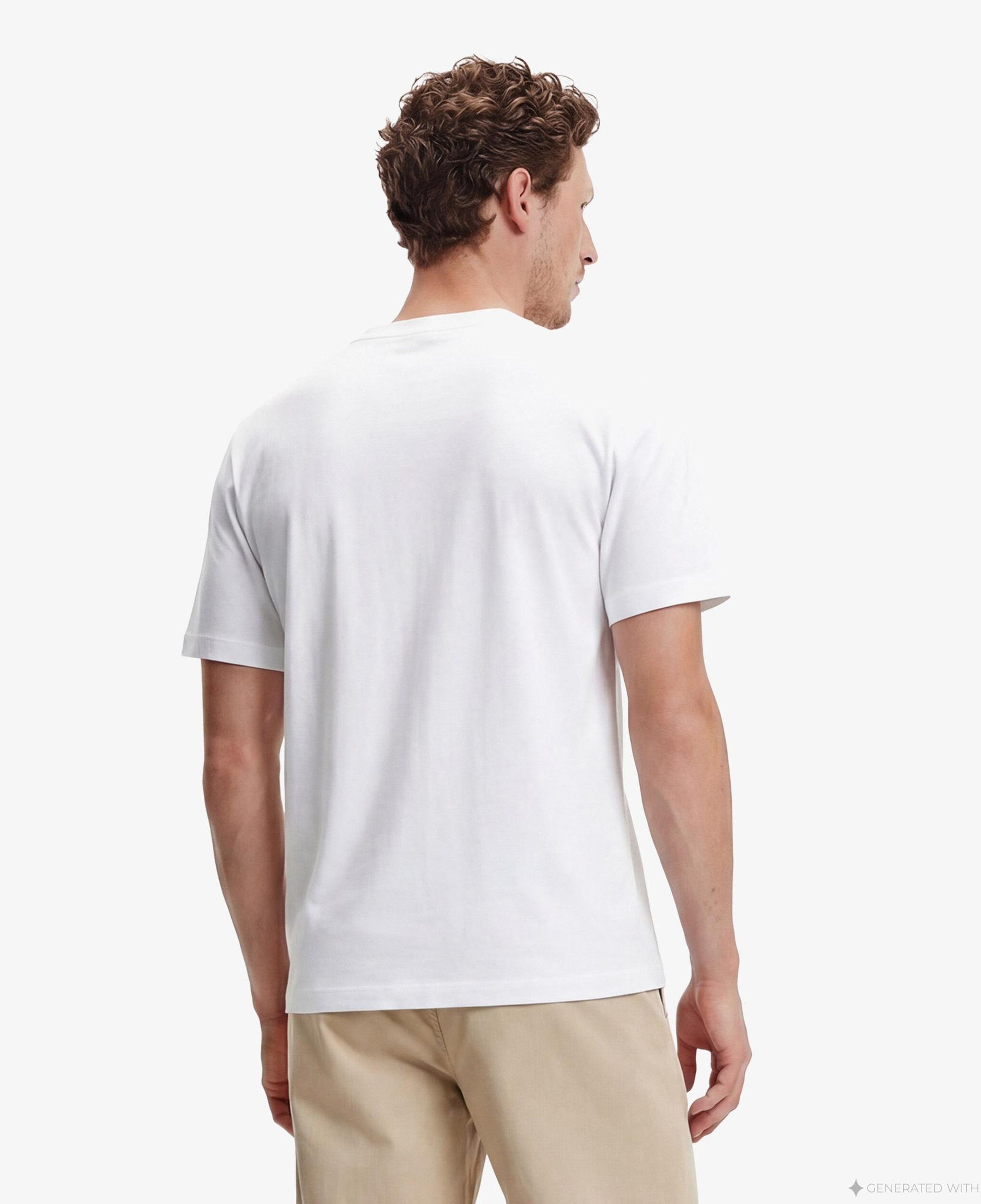 Calvin Klein Relaxed Fit Graphic Erkek Beyaz T-Shirt