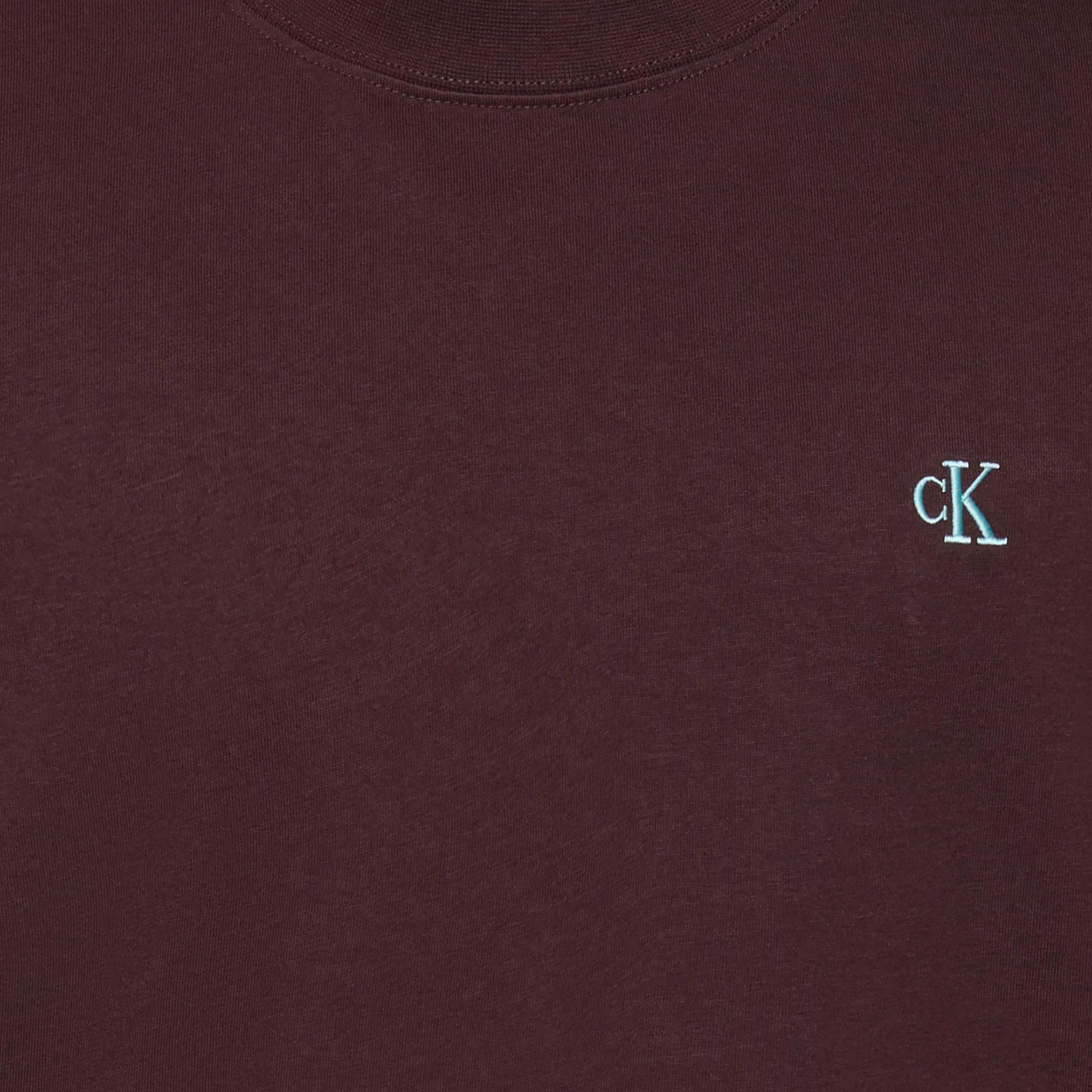 Calvin Klein Easy Monogram Erkek Kahverengi T-Shirt